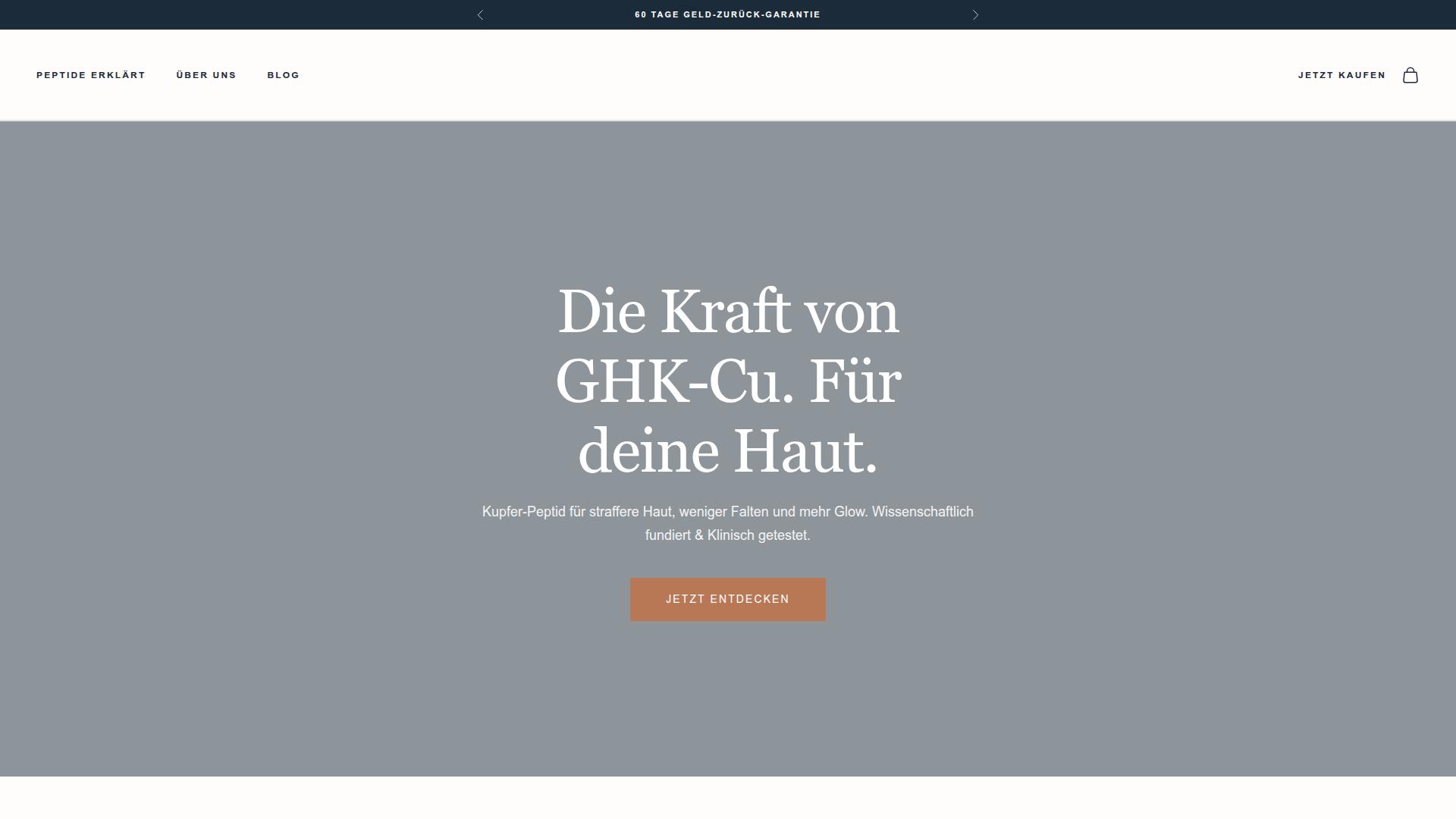 Screenshot cupriva.de