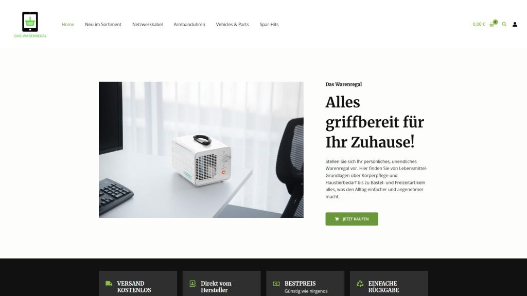 daswarenregal.com