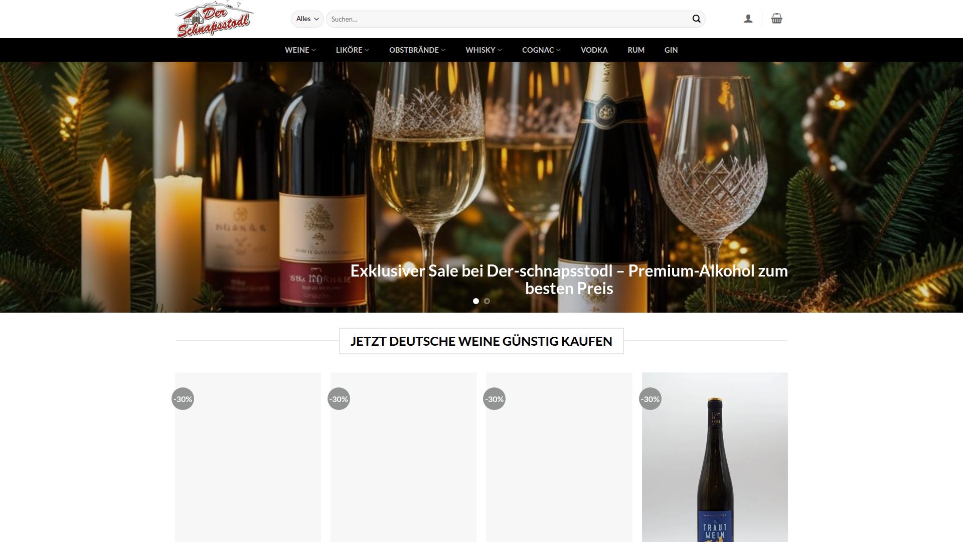 Screenshot der-schnapsstodlsale.com