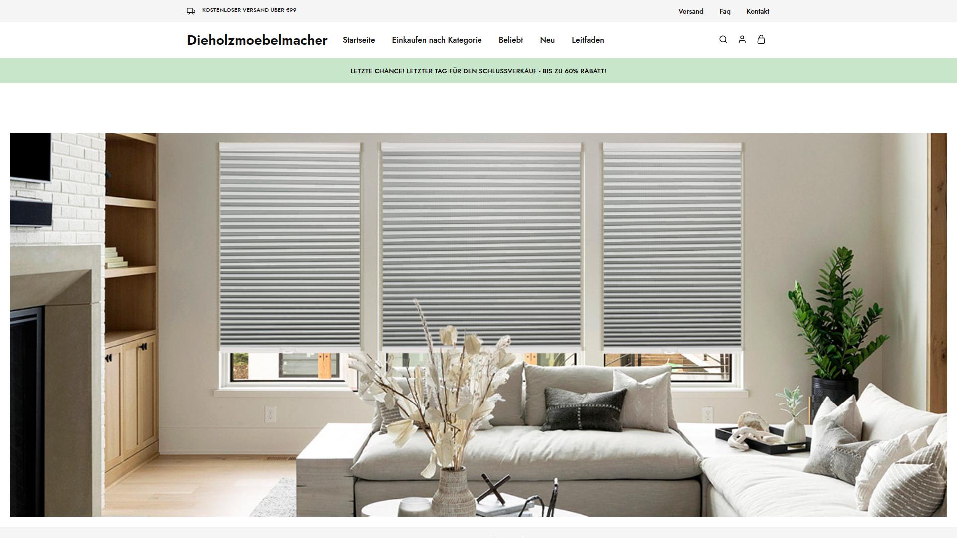 Screenshot dieholzmoebelmacher.de
