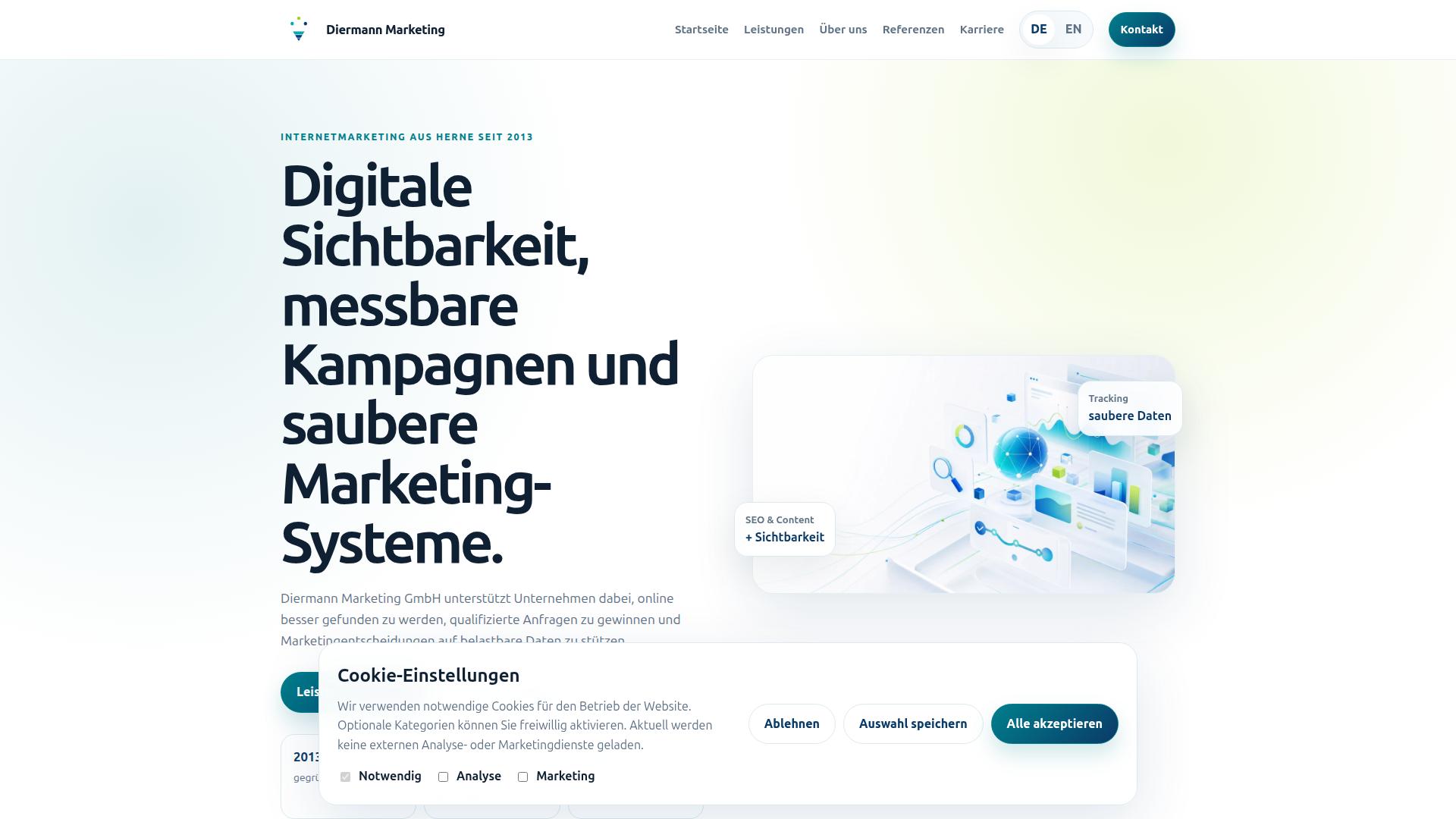 Screenshot diermann-marketing.net