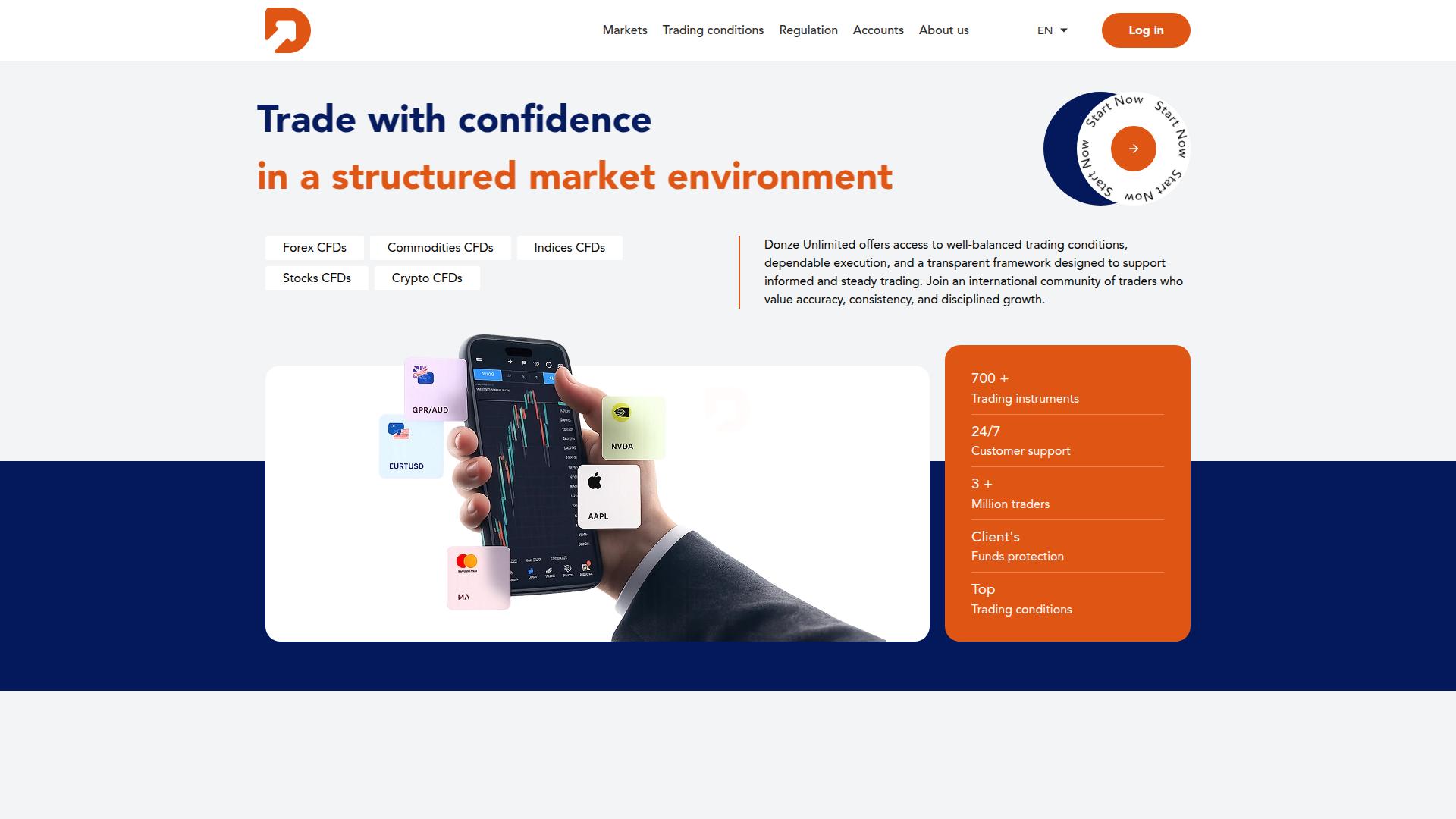 Screenshot donze-unlimited.com