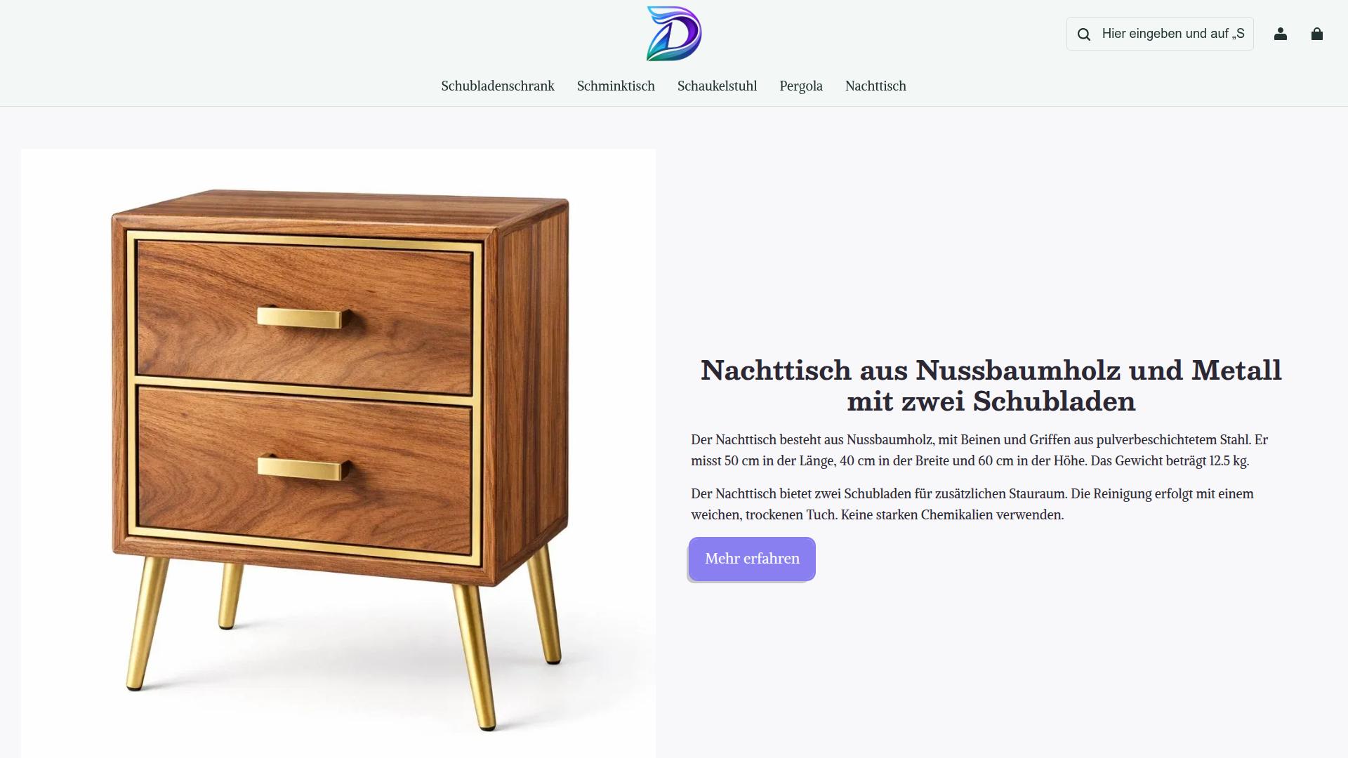 Screenshot dwellglory.com