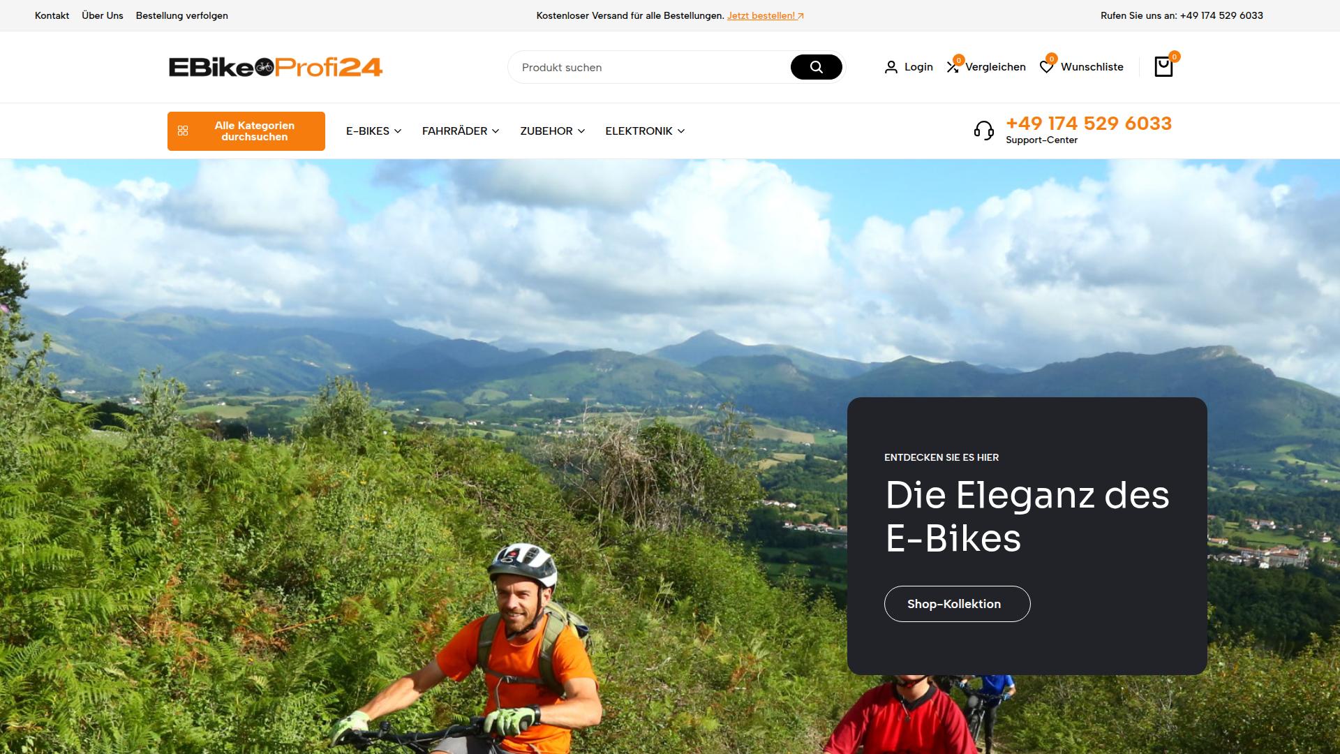 Screenshot ebikeprofi24.de