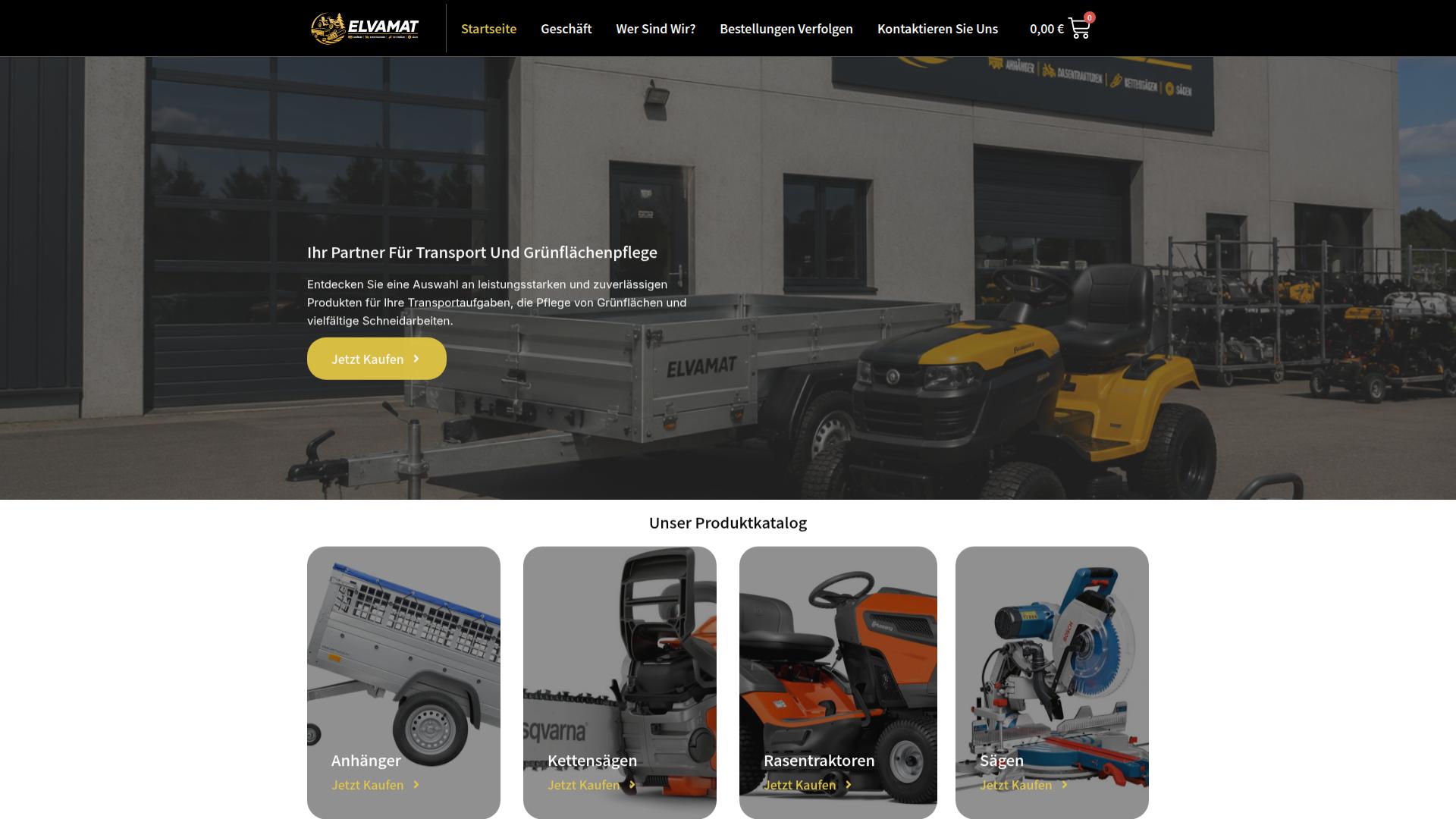 Screenshot elvamat.com