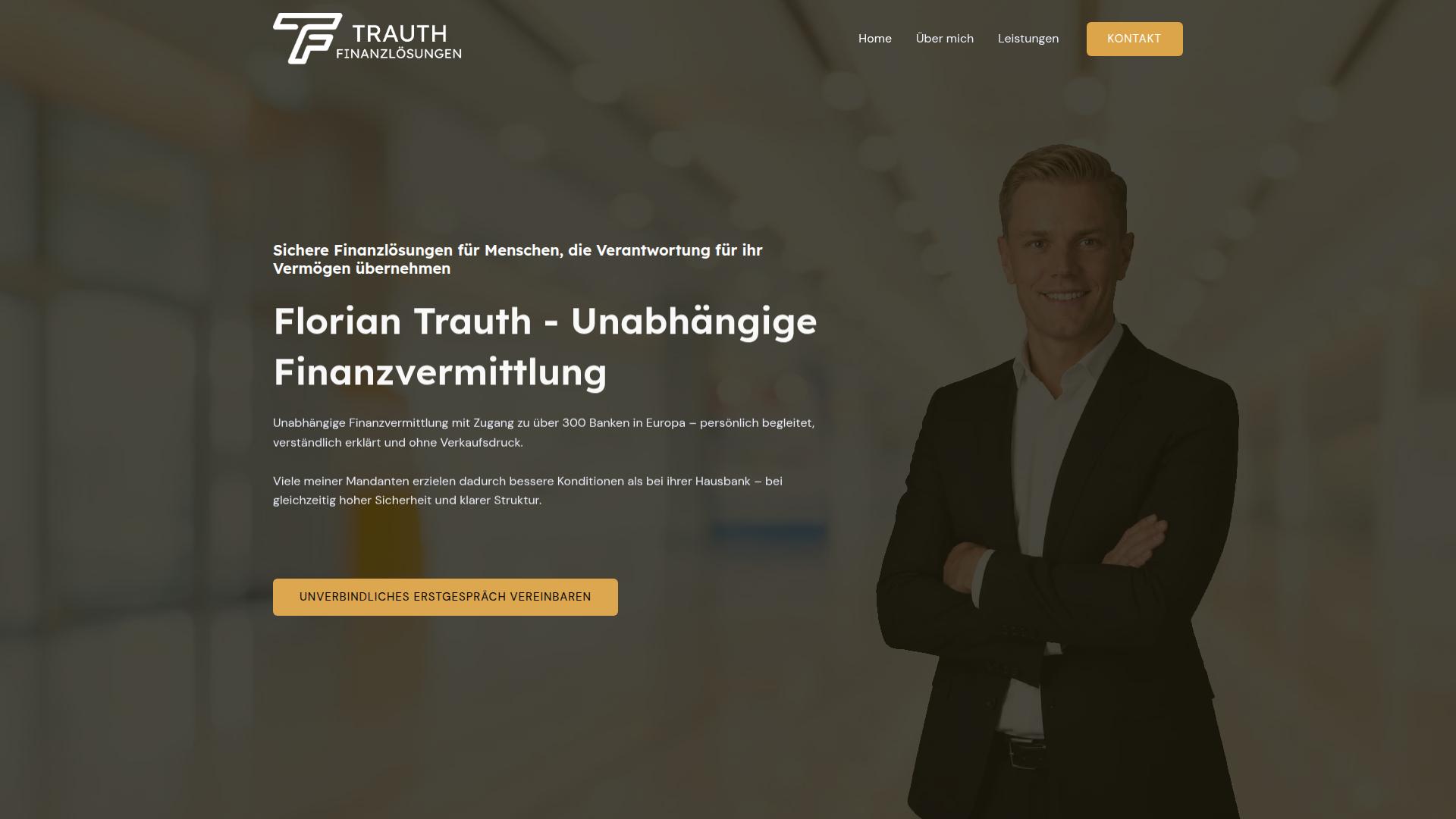 Screenshot florian-trauth.de