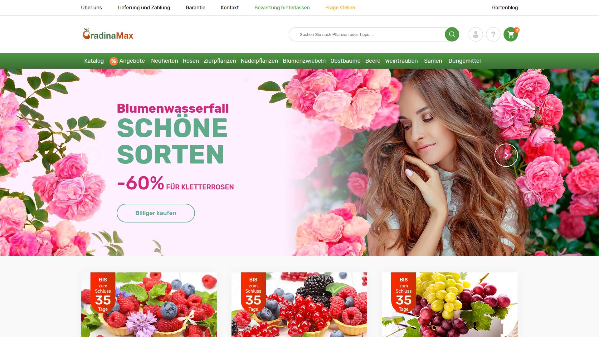 Screenshot gradinamax.at