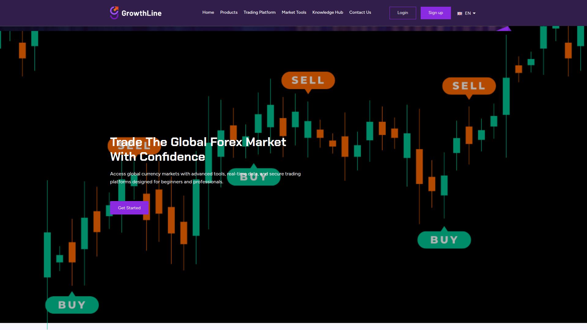 Screenshot growthline.ltd