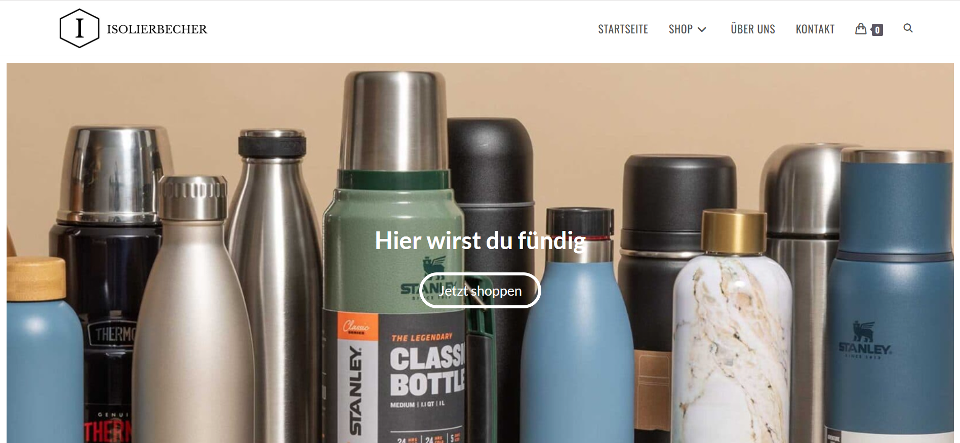 Screenshot isolierbecher.com