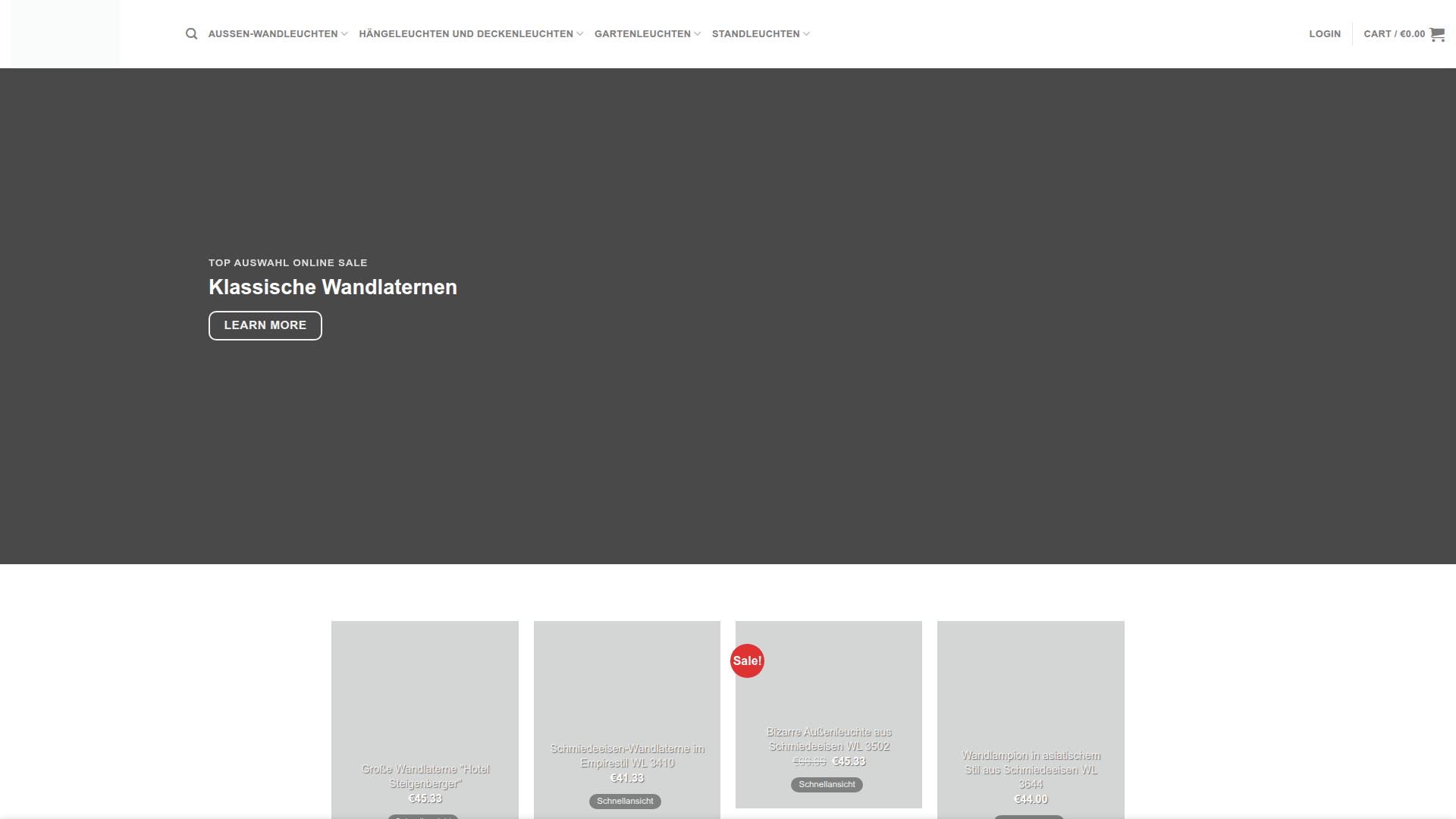 Screenshot klassischelichter.com