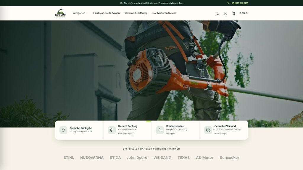 lehmann-gartenmaschinen.com