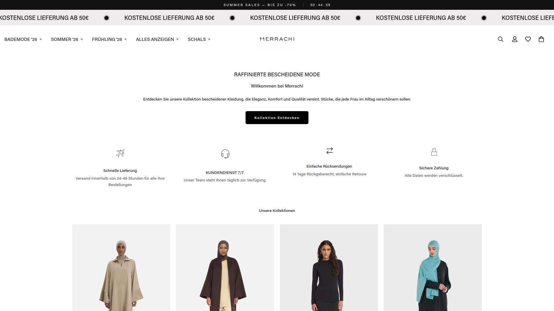 Screenshot merrachi-de.com