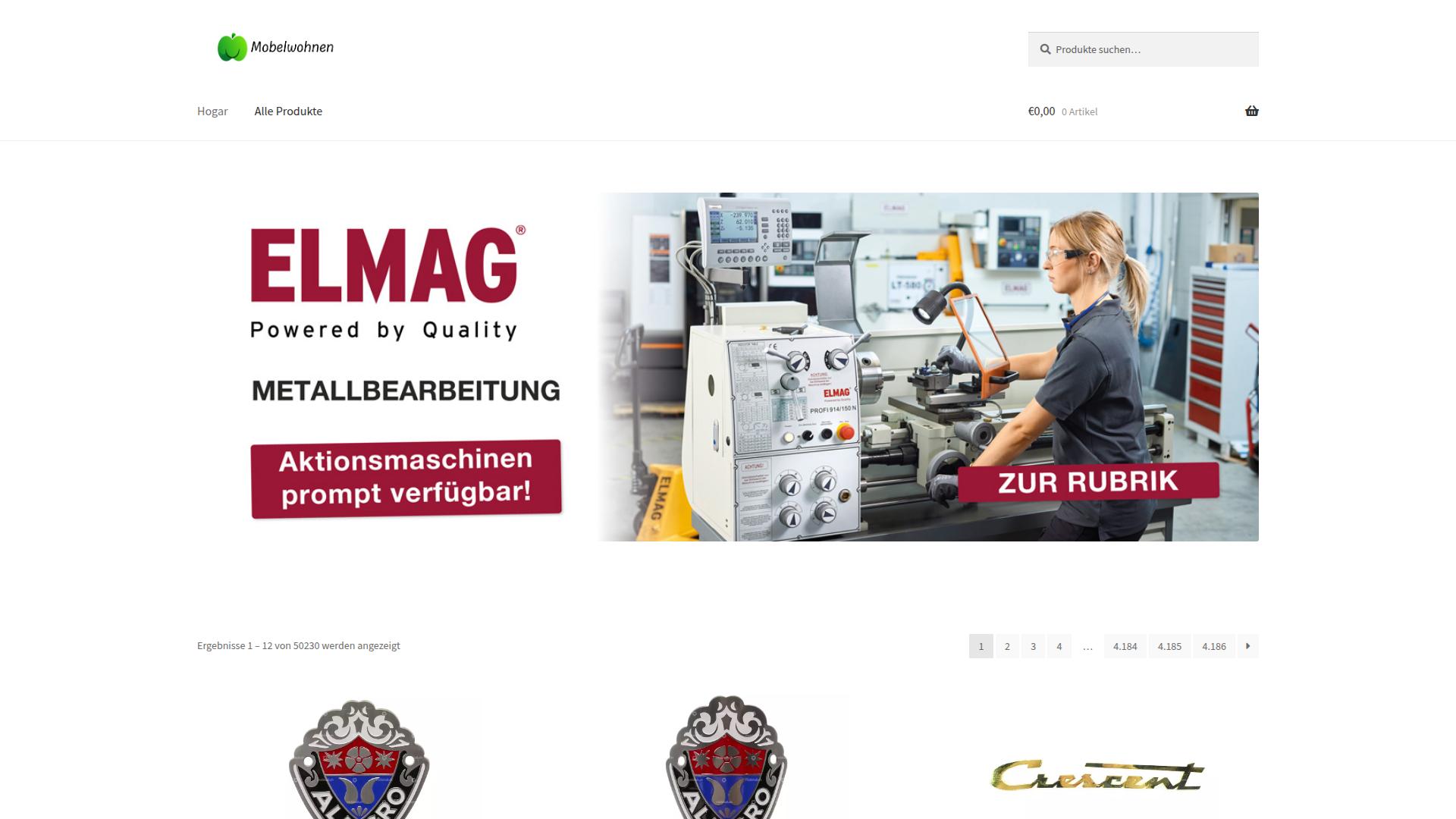 Screenshot mobelwohnen.com