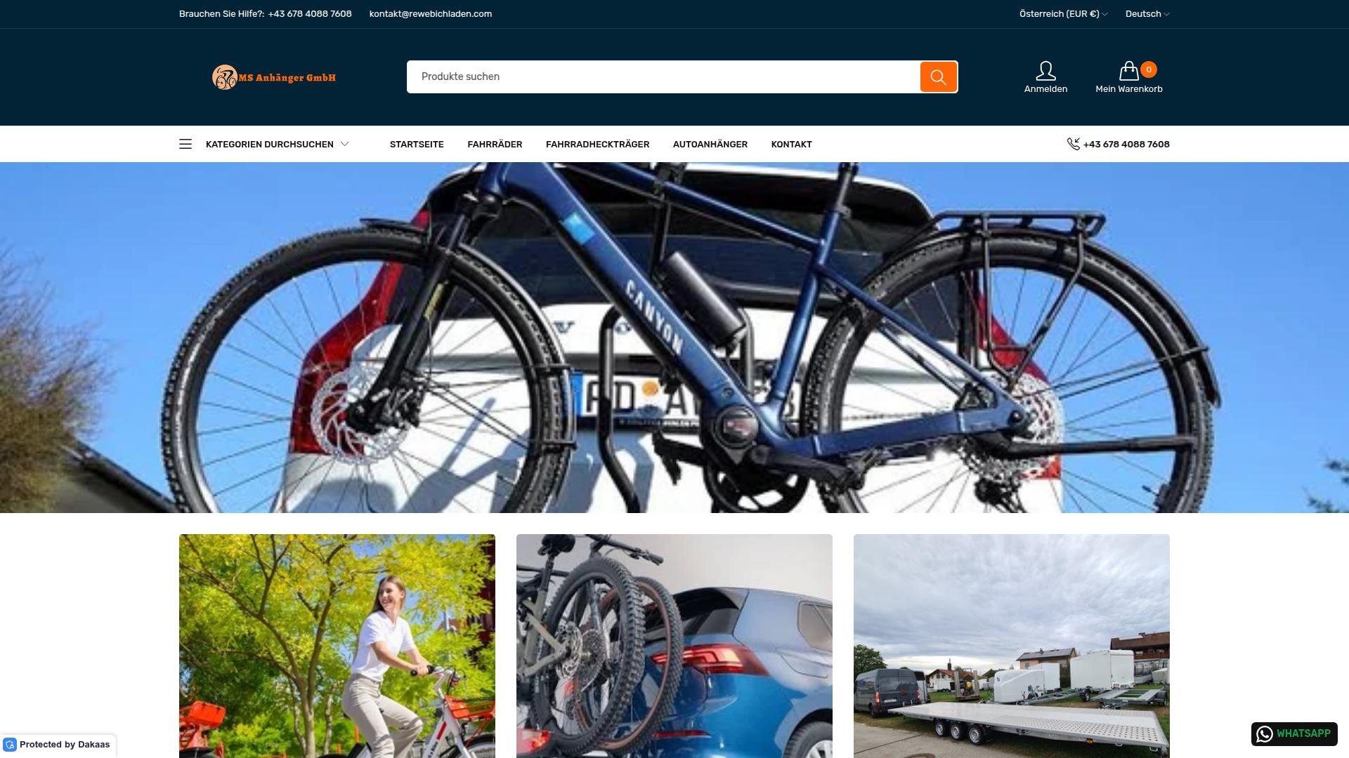 Screenshot msanhanger.at