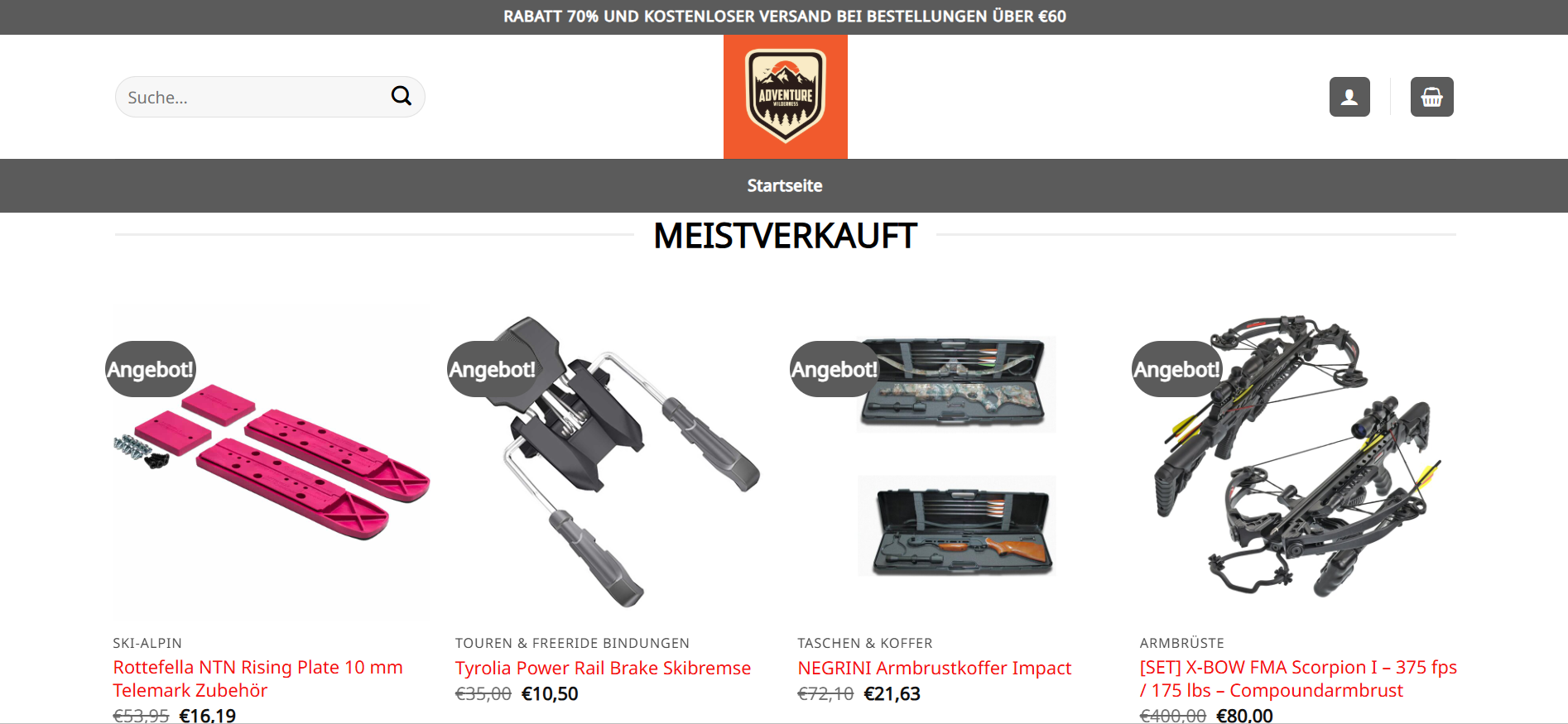 Screenshot naturabenteuer.com