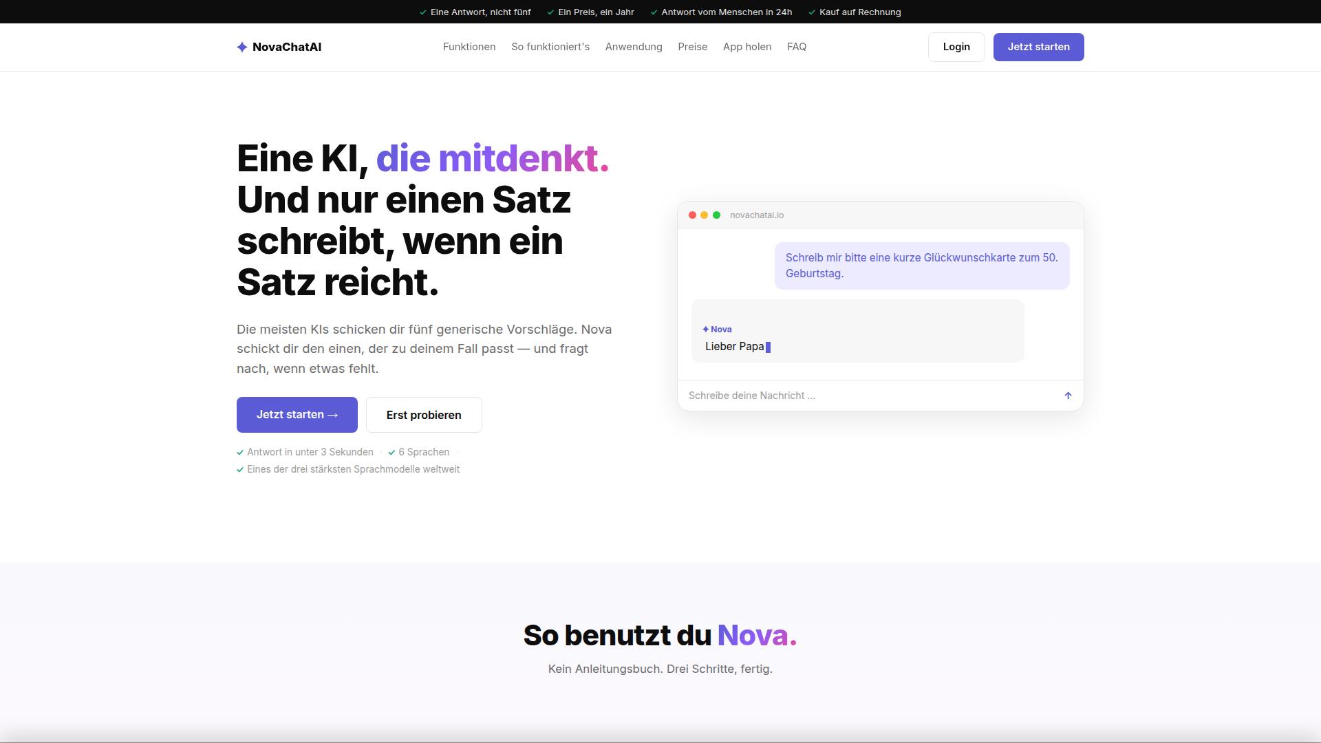 Screenshot novachatai.io