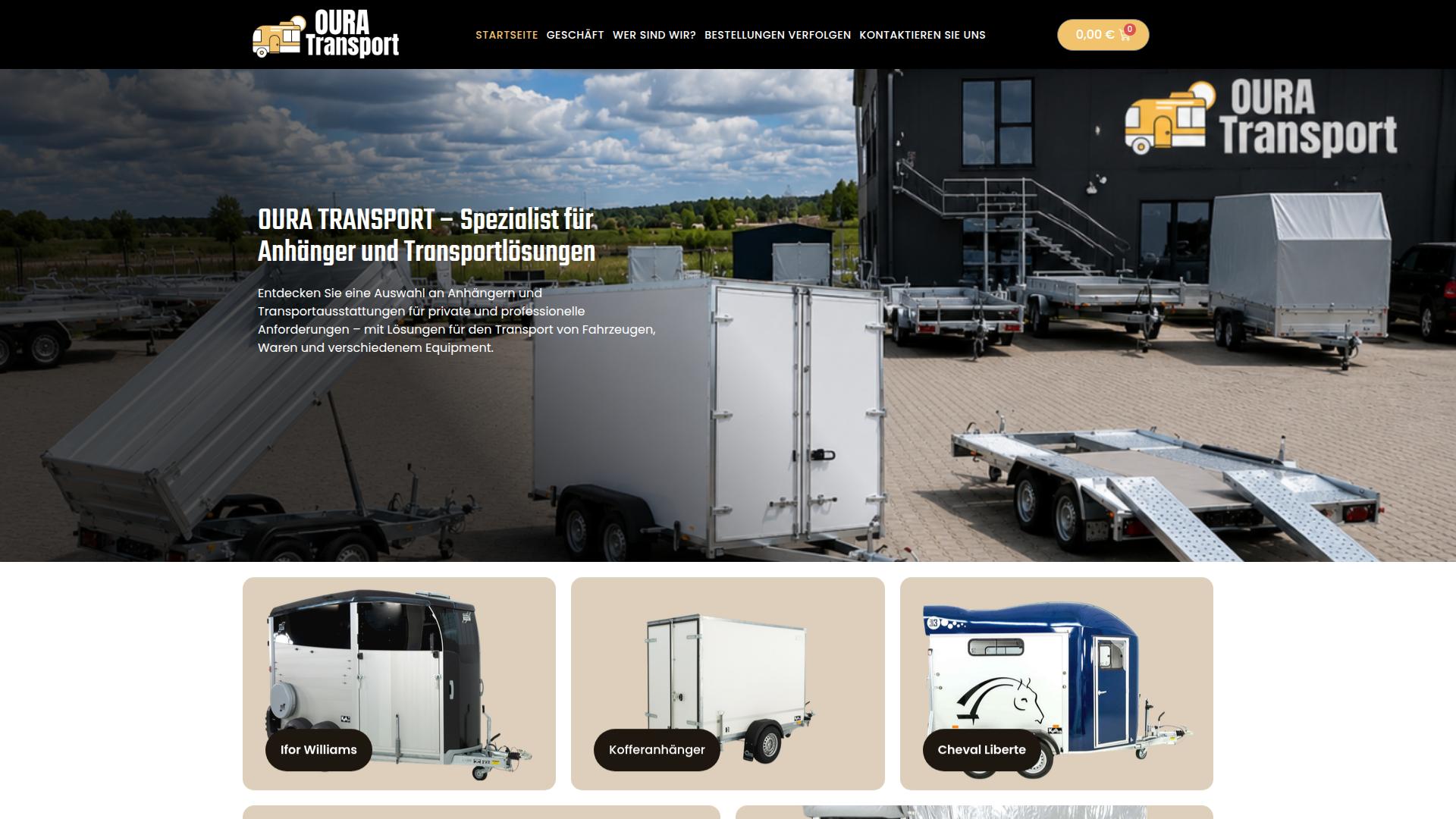 Screenshot ouratransport.com