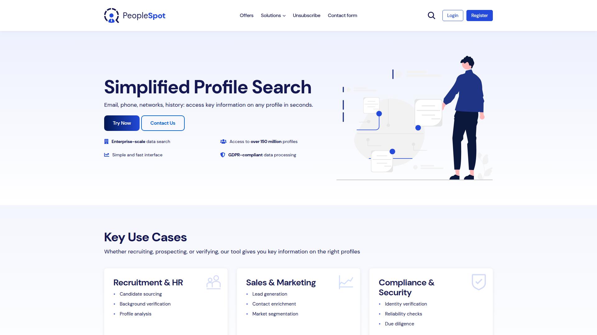 Screenshot peoplespot.io
