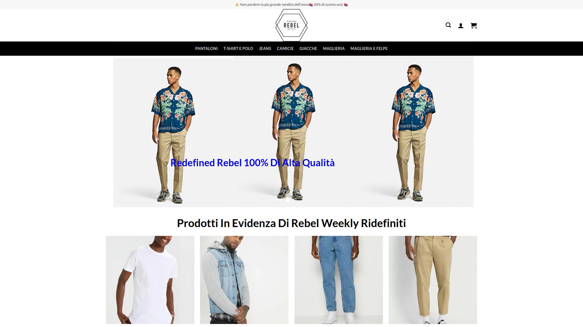 Screenshot redefinedrebelit.com