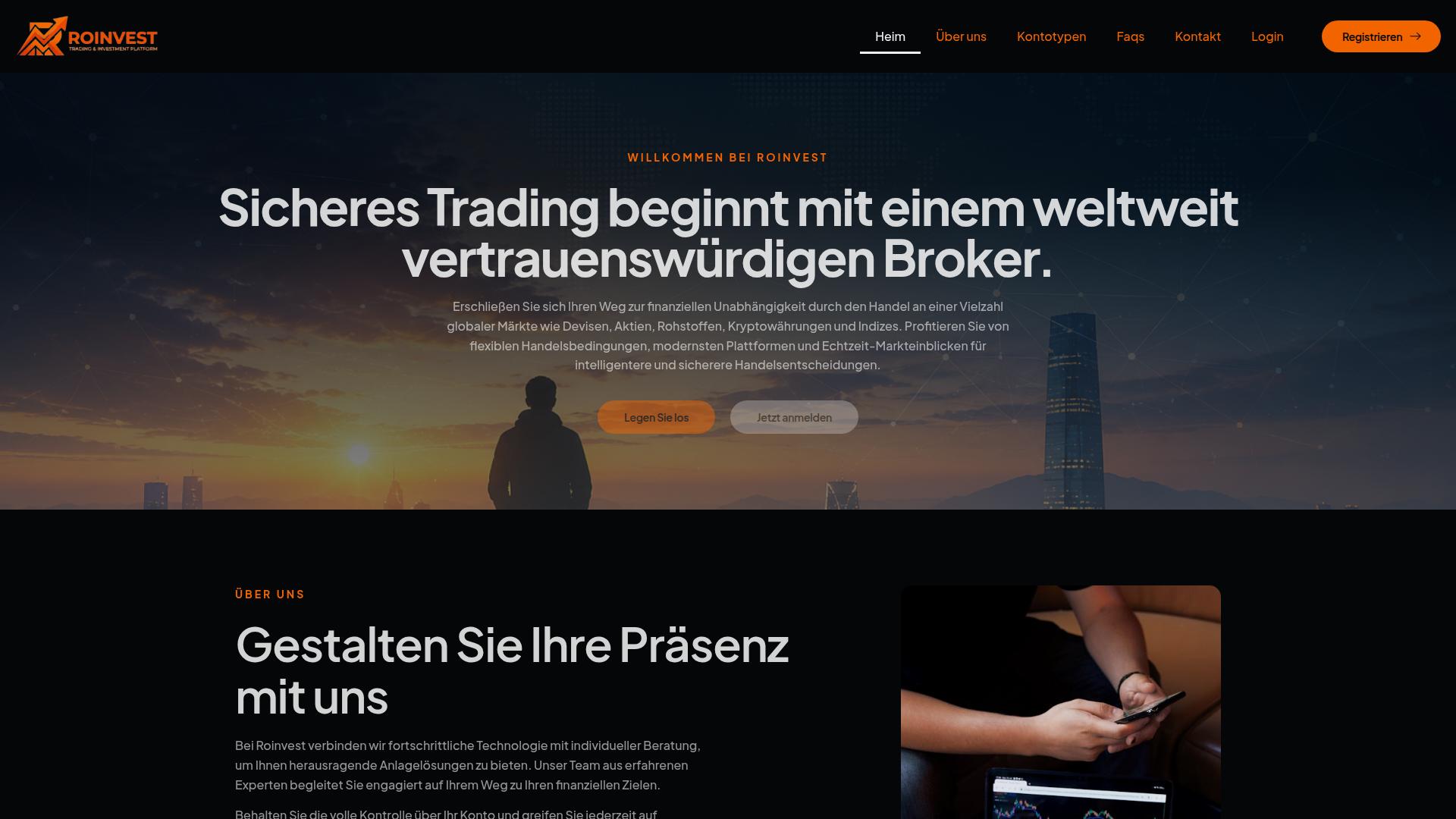 Screenshot roinvest.net