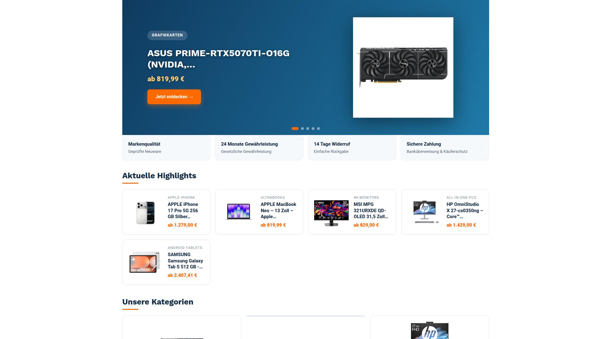Screenshot smarthausio.com