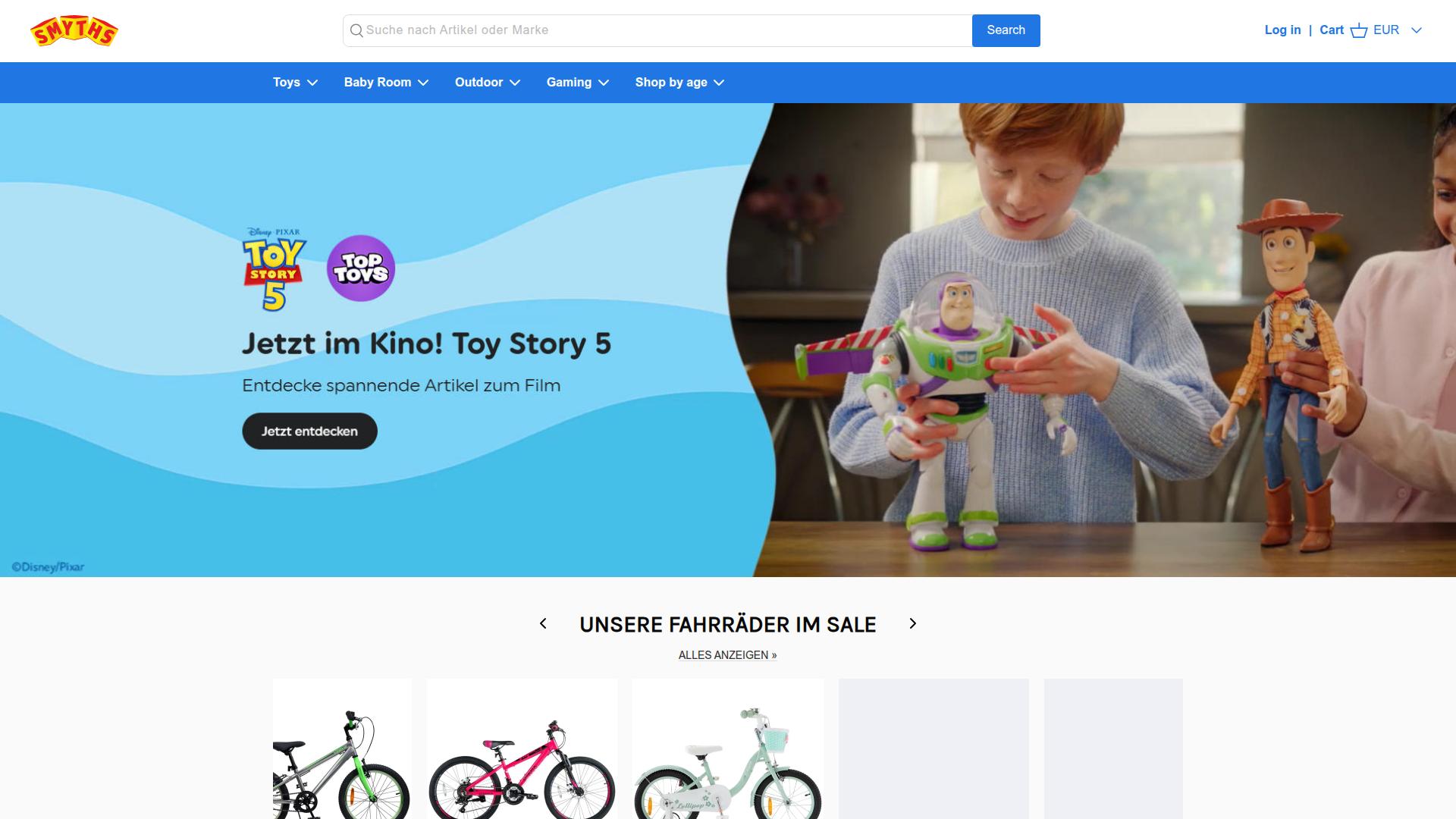 Screenshot smythstoyssales.com
