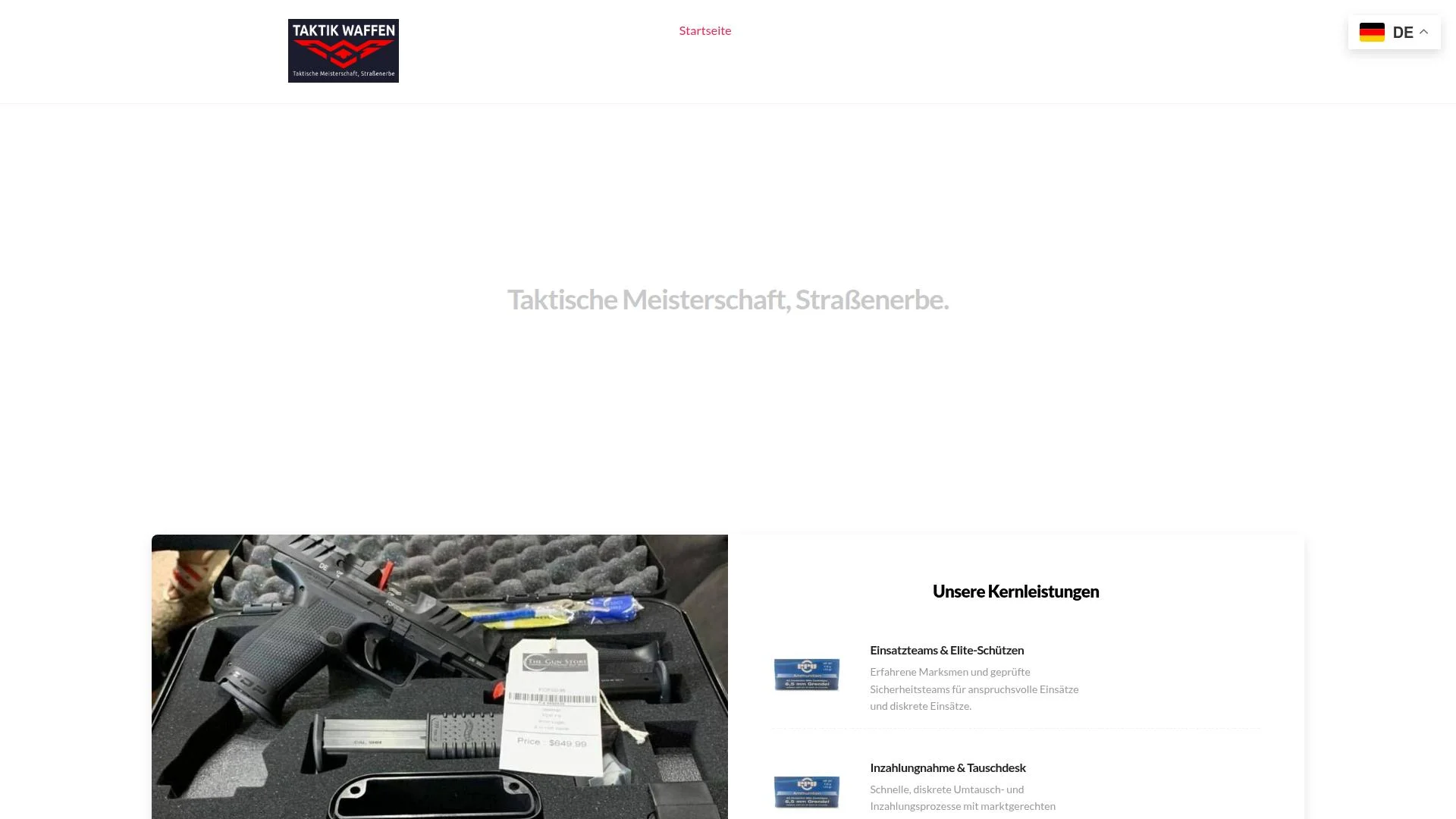 Screenshot taktikwaffen.com