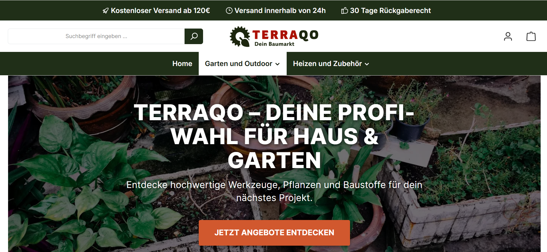 Screenshot terraqo.de