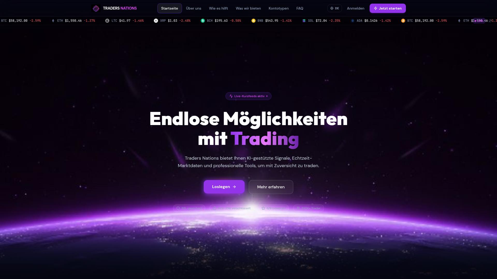Screenshot traders-nations.com