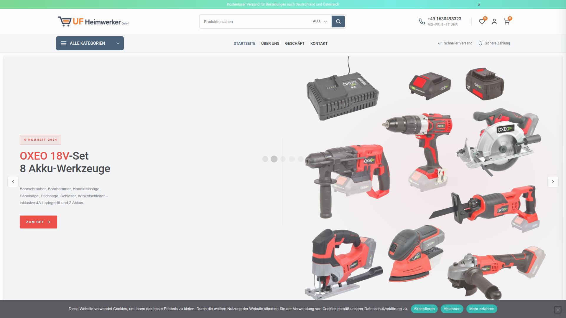 Screenshot ufheimwerker-de.com