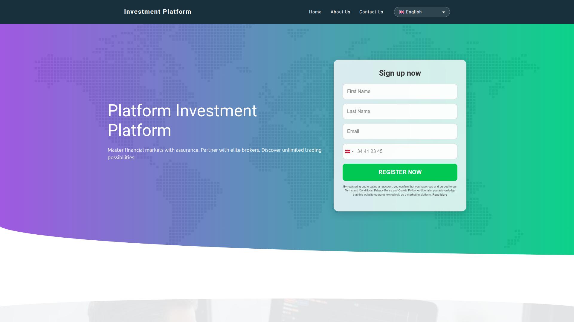 Screenshot ute.investporfolio.com
