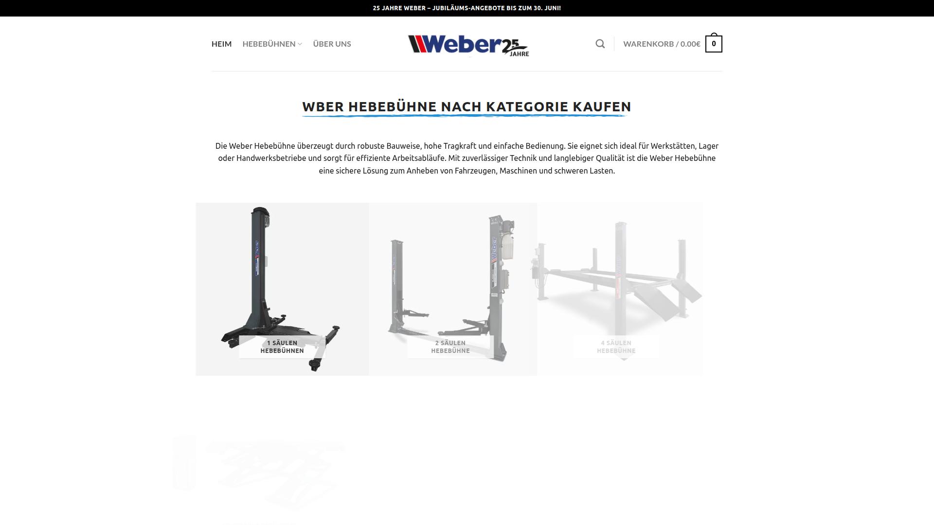 Screenshot weber-werkstatt.com