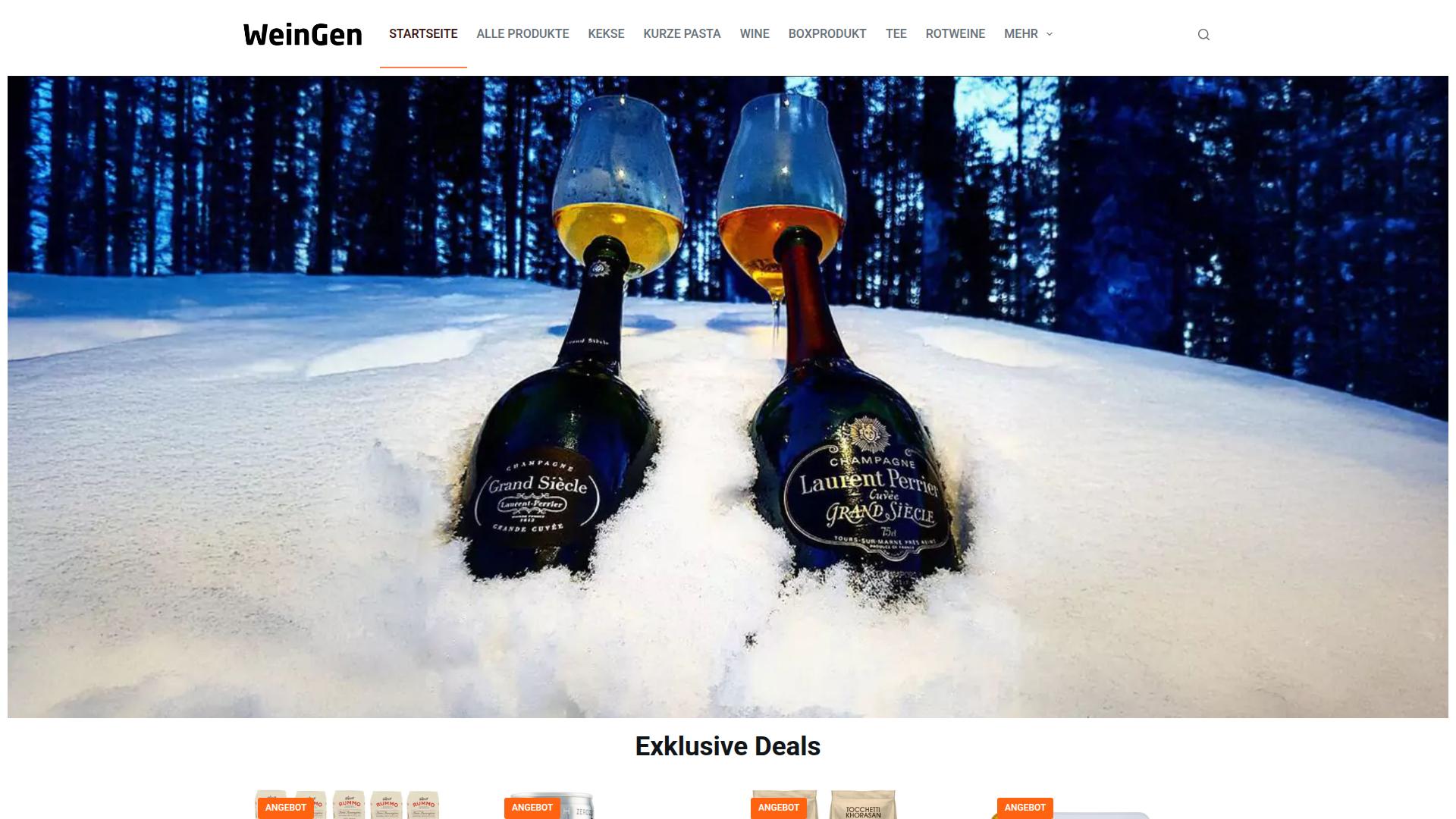 Screenshot weinundgenusswelt.com