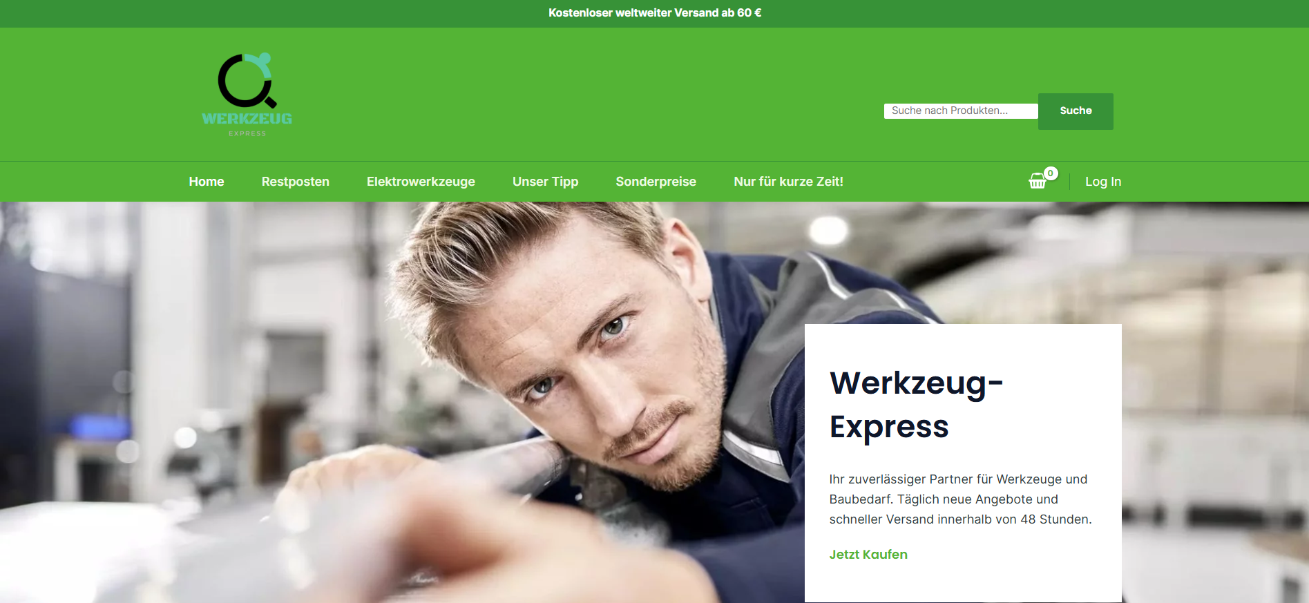 Screenshot werkzeugexpress.com