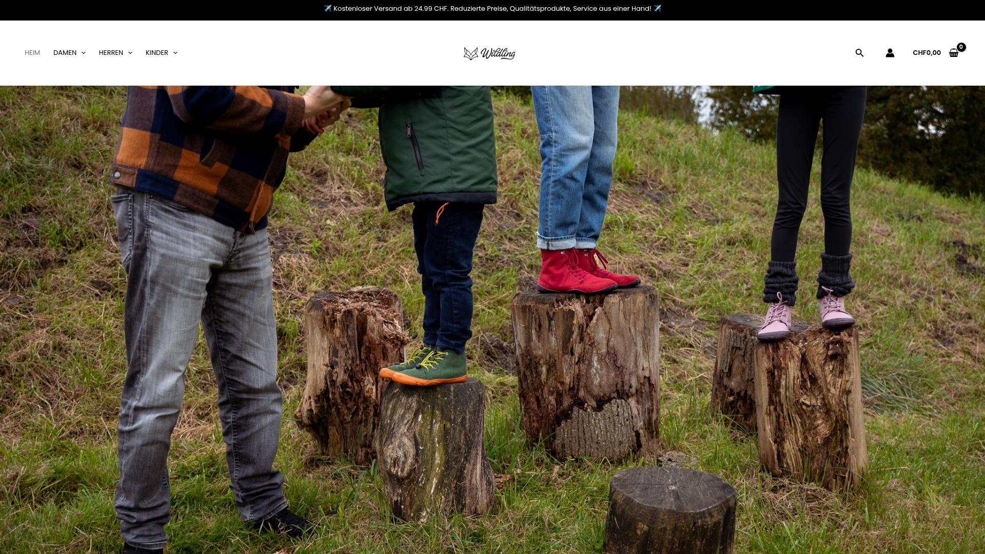 Screenshot wildlingschuh.com