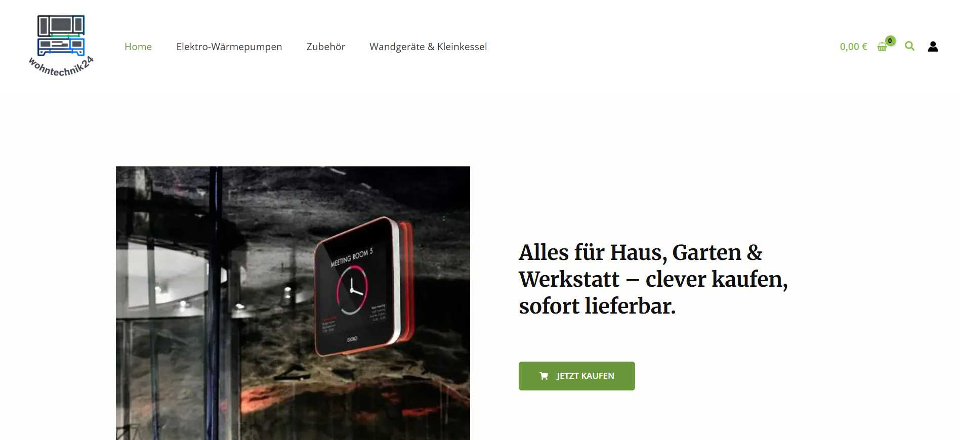 Screenshot wohntechnik24.com