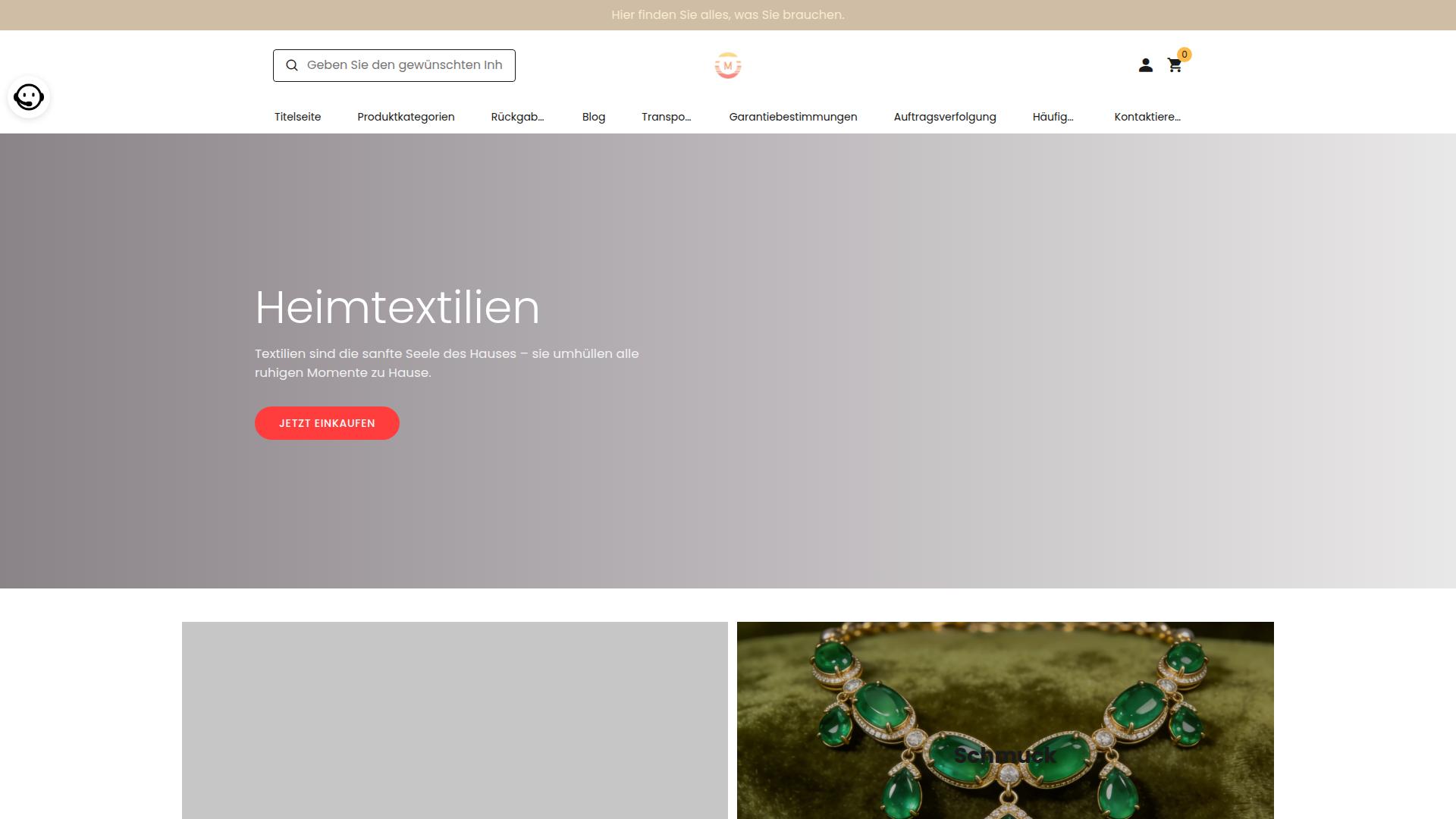 Screenshot at.mur-shop.com