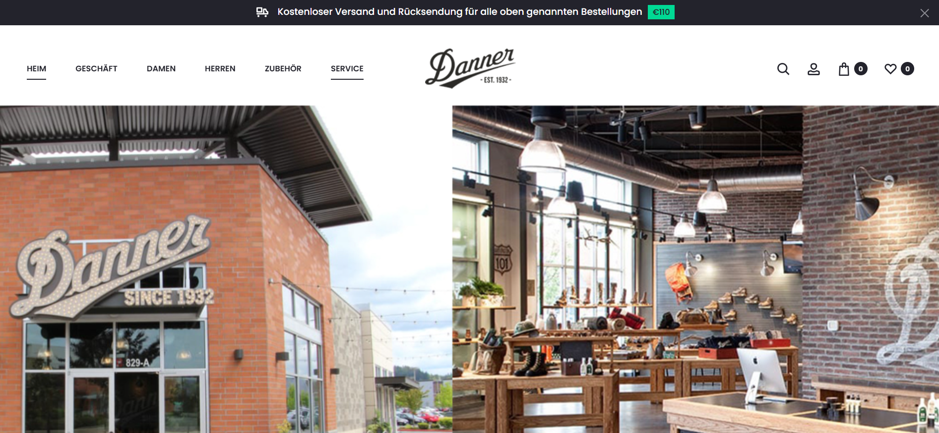 Screenshot dannerosterreich.at
