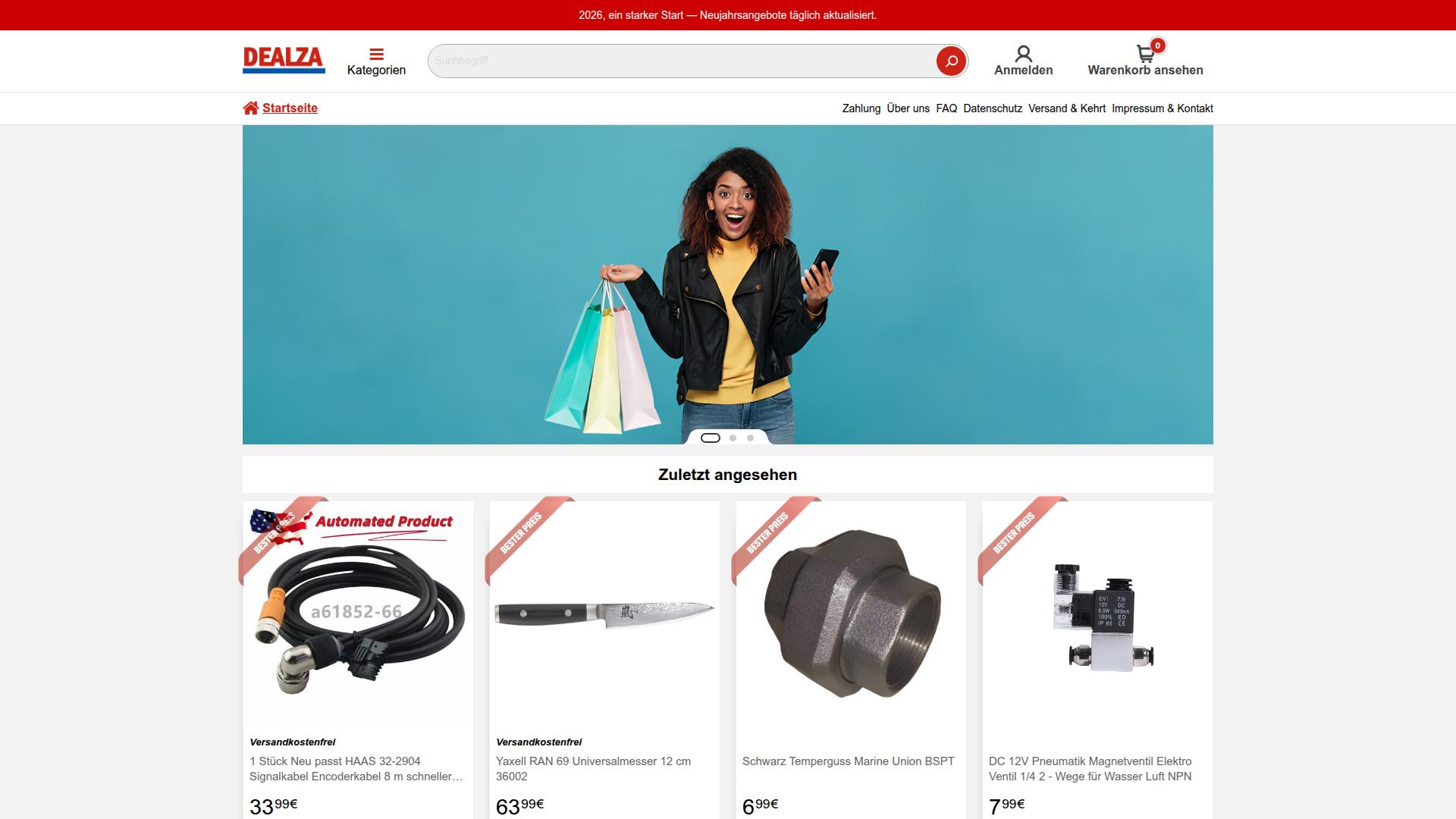 Screenshot eshop.dealmarketzeny.com