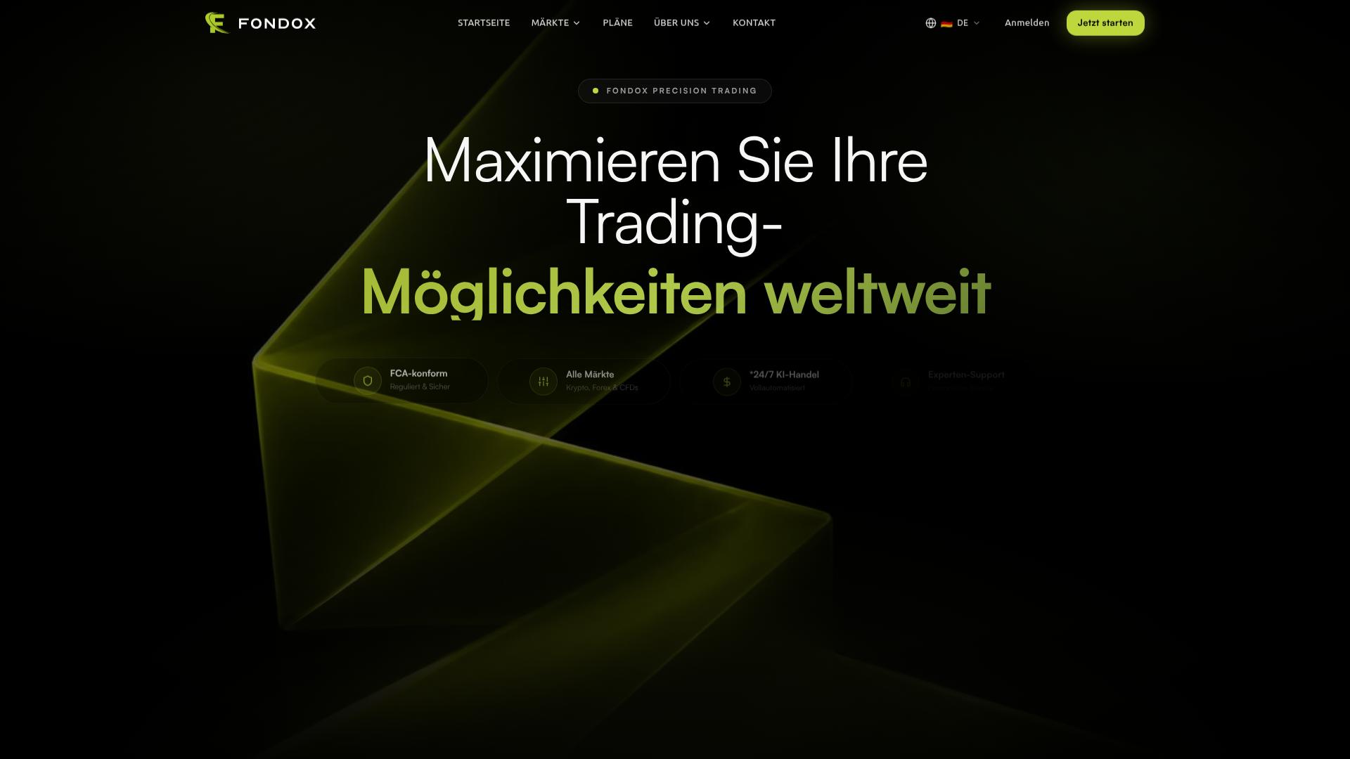 Screenshot fondox.de