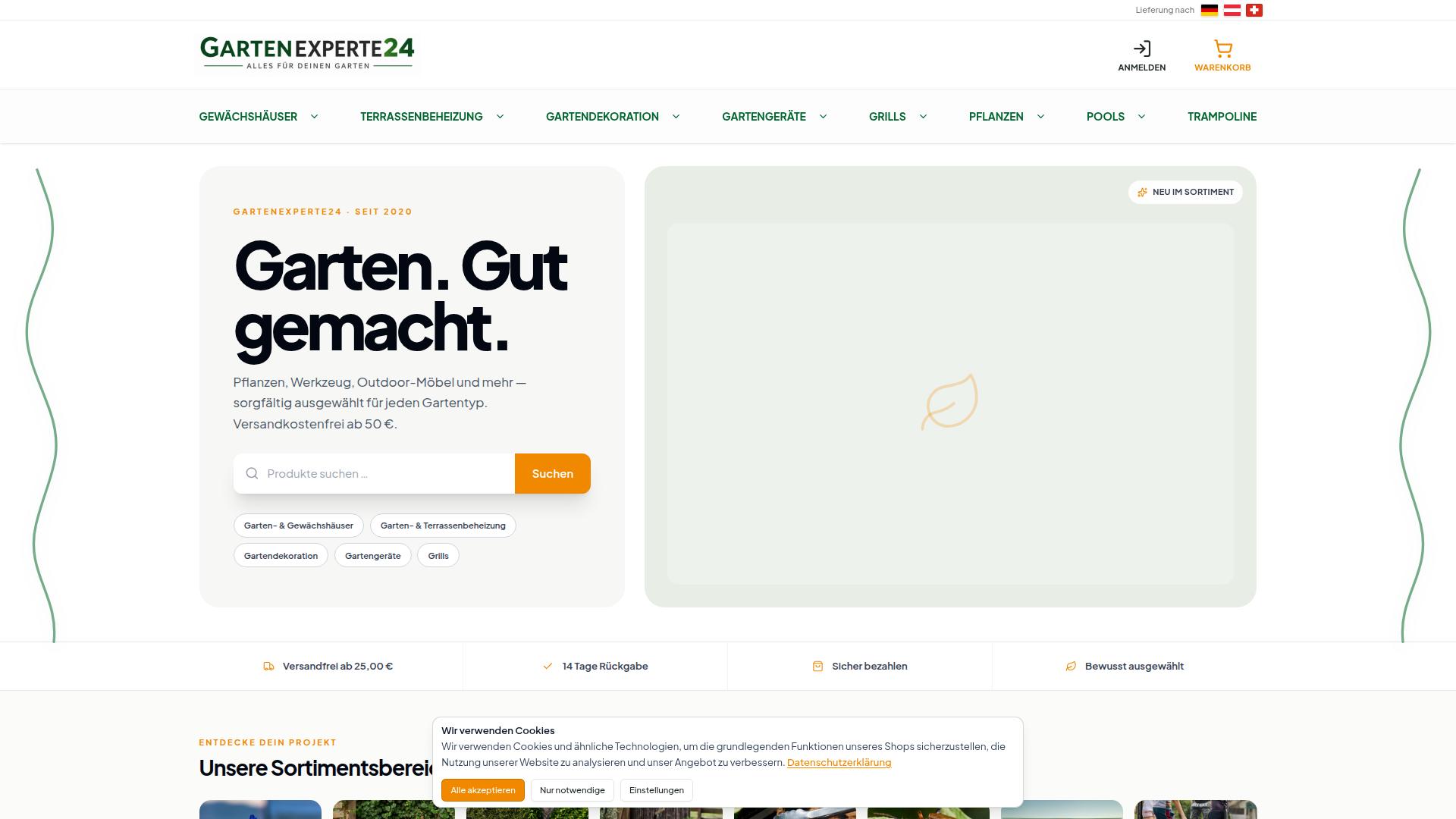 Screenshot gartenexperte24.com