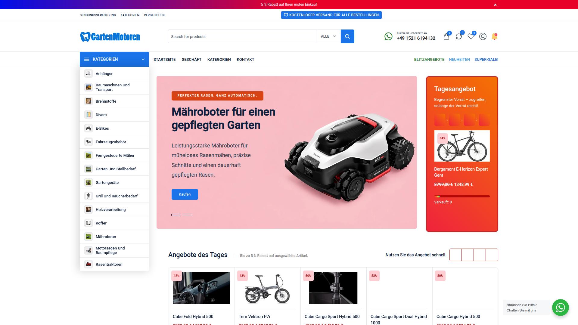 Screenshot gartenmotoren.de