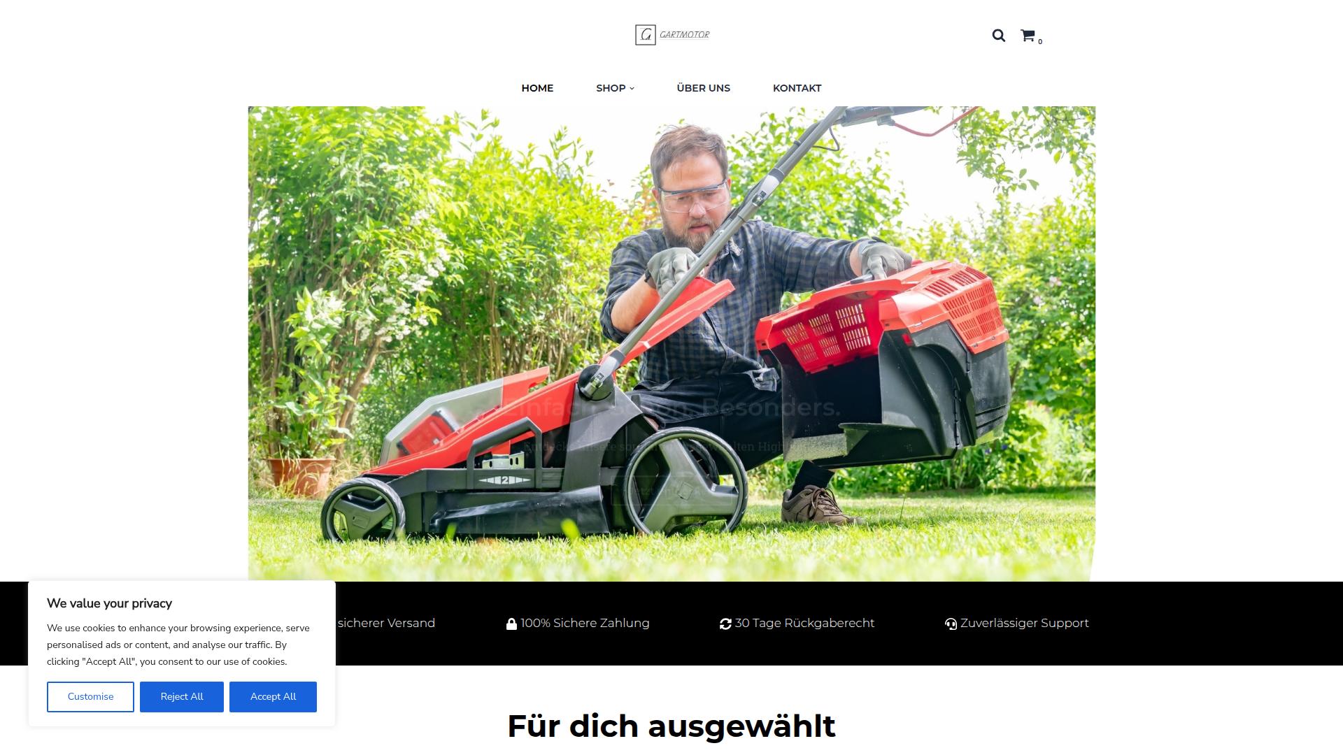 Screenshot gartmotor.com