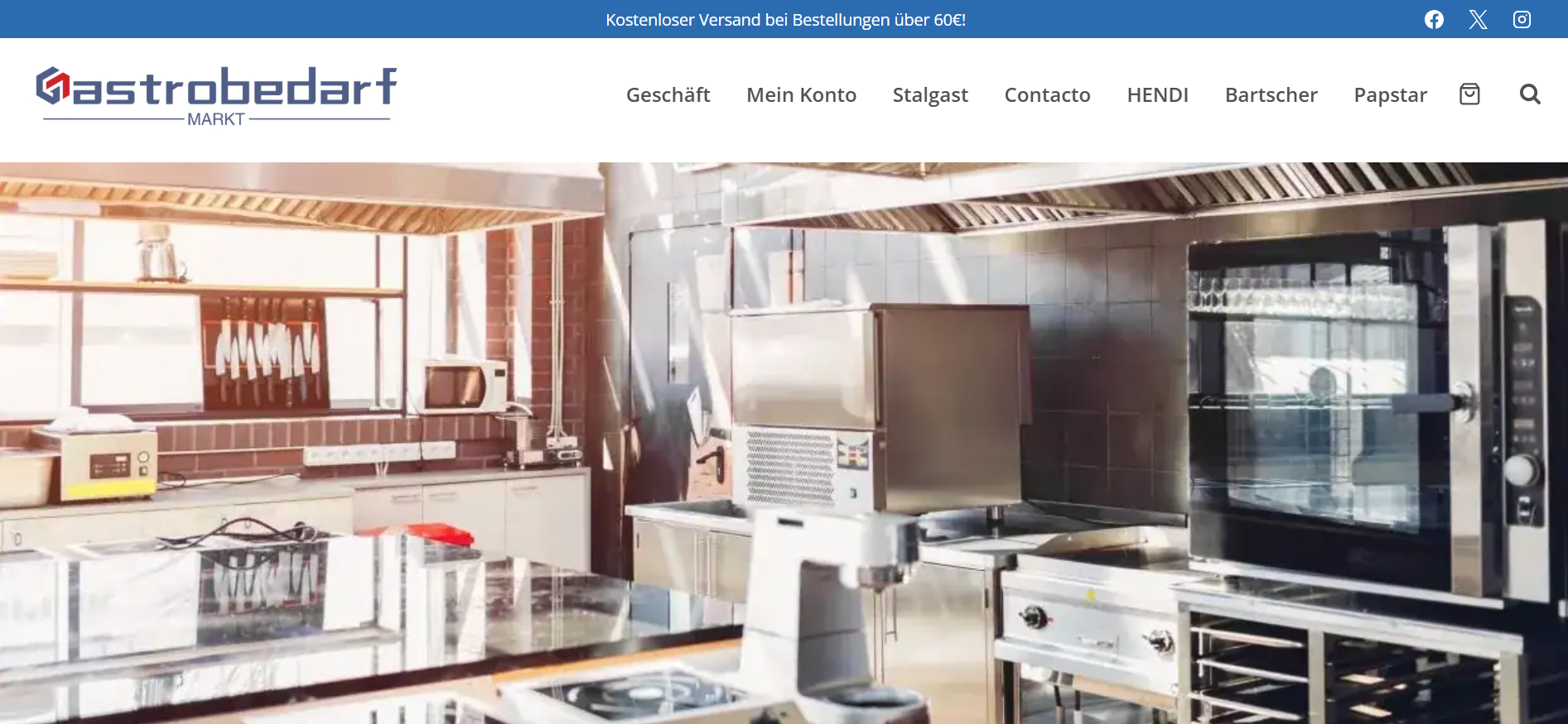 Screenshot gastrobedarfmarkt.com