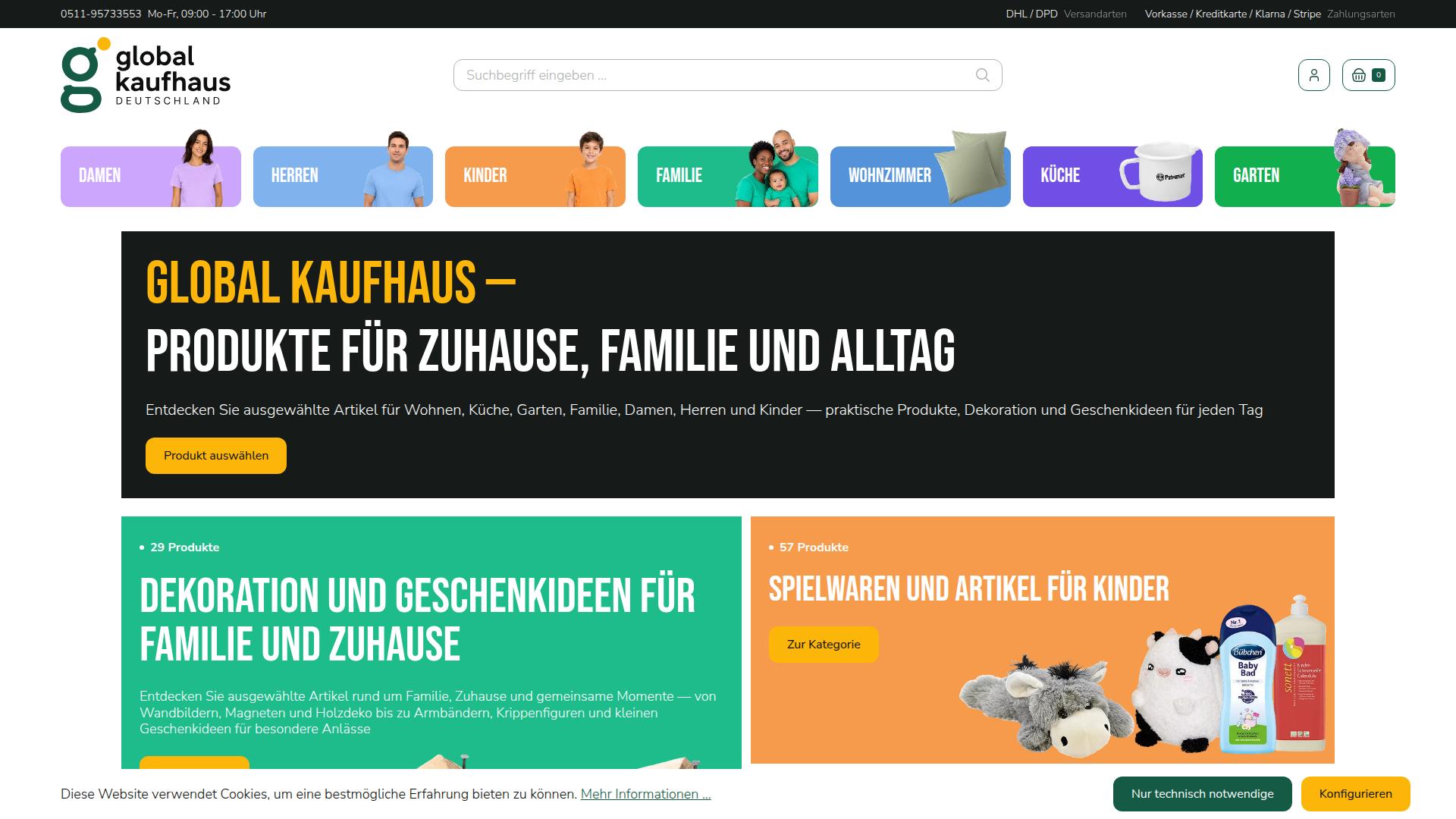 Screenshot global-kaufhaus.com