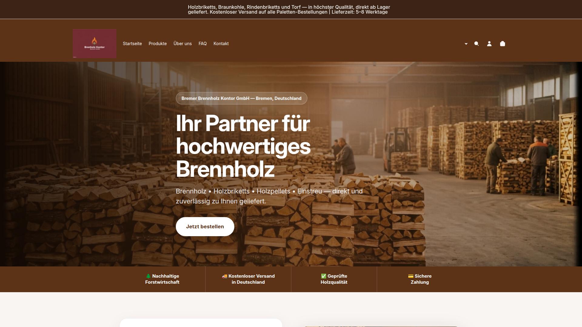 Screenshot holzundheizungkontor.de