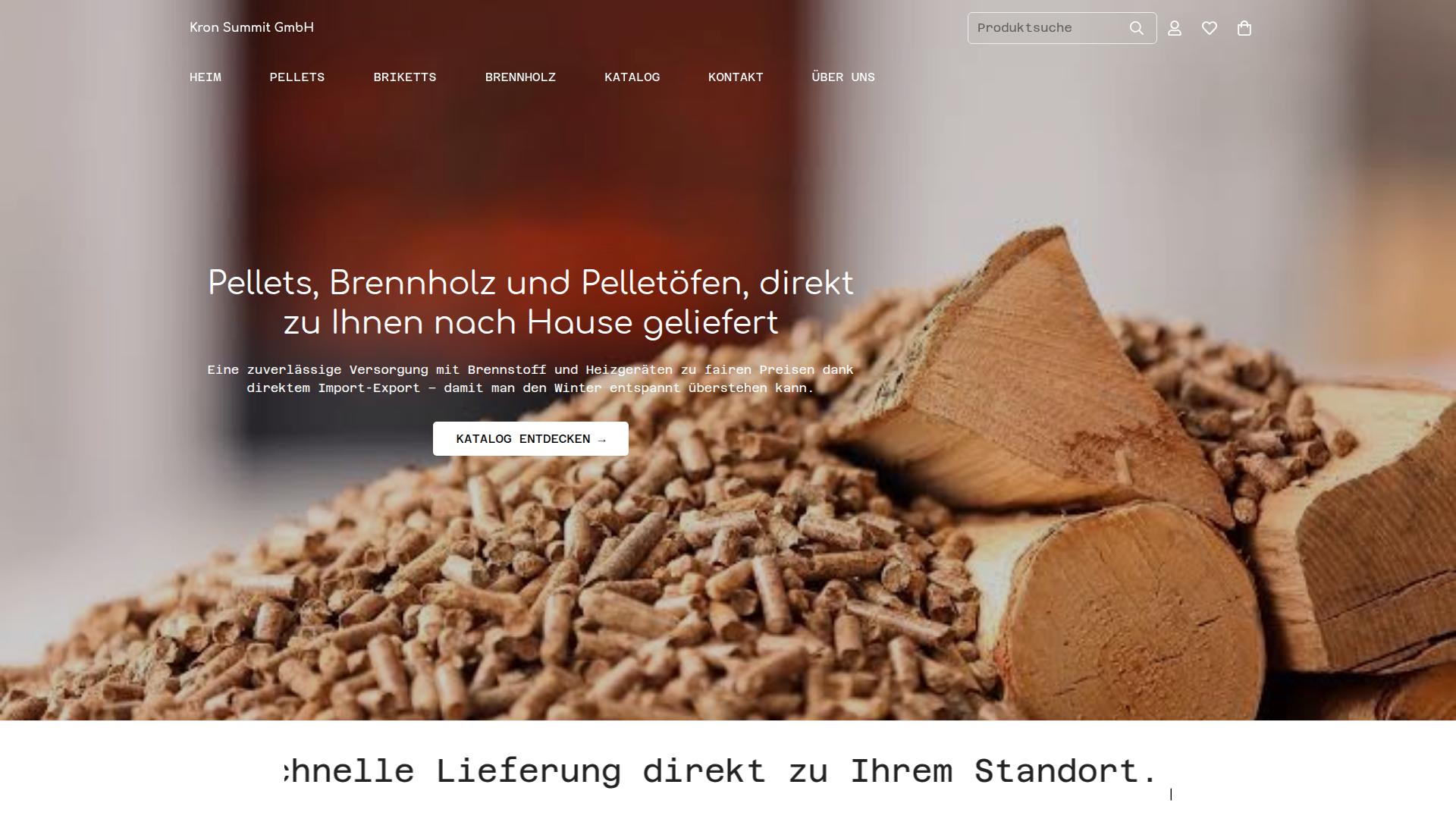 Screenshot kronsummitgmbh.de