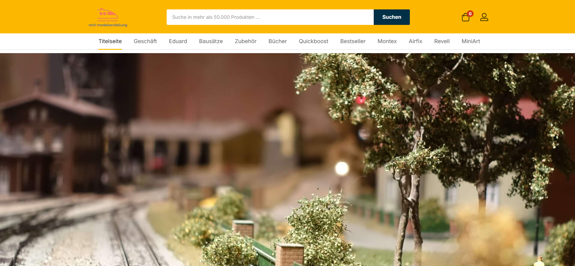 Screenshot mini-modellerstellung.com