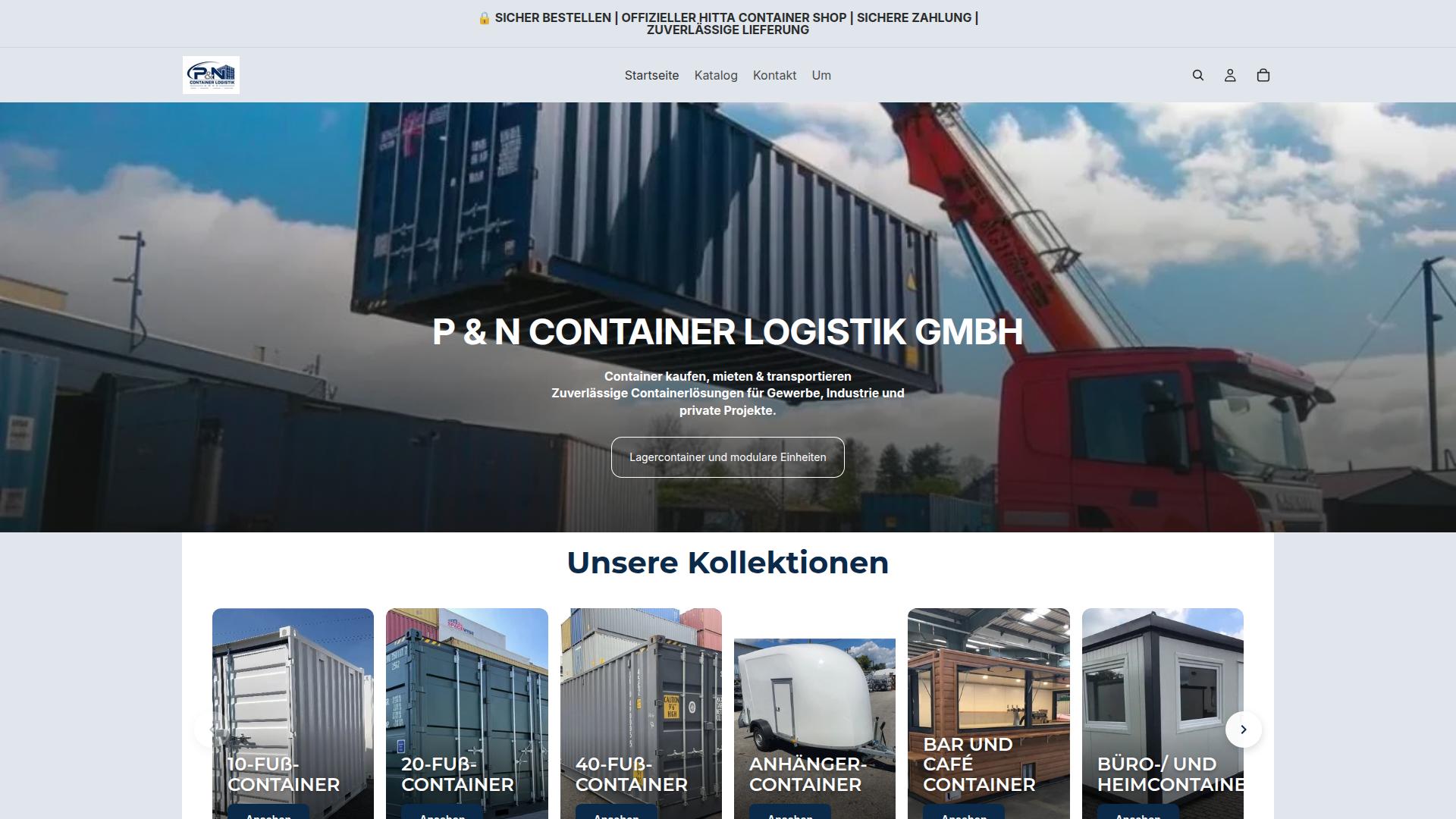 Screenshot pncontainerlogistik-gmbh.de