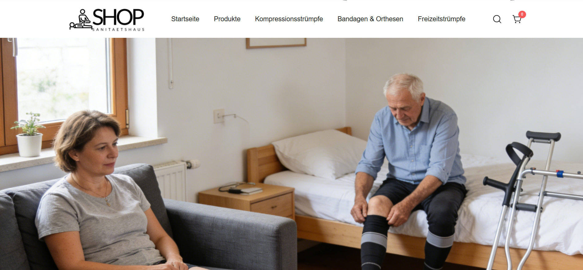 Screenshot sanitaetshausshop.com